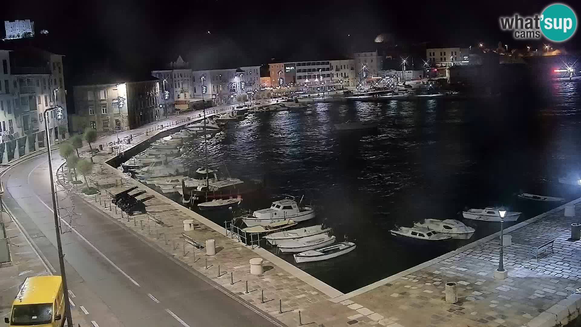 Senj Webcam – Panoramic view of Senj riva