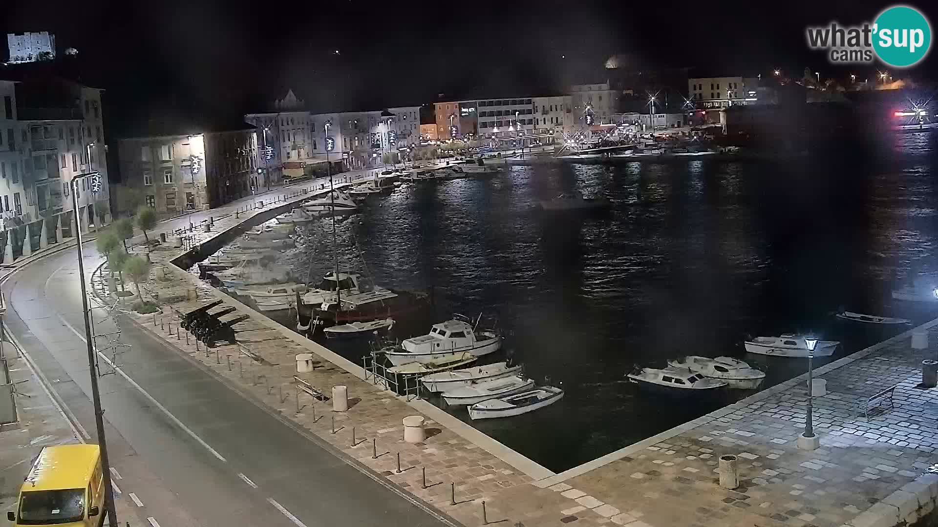 Webcam Segna – Panorama dell’lungomare di Senj