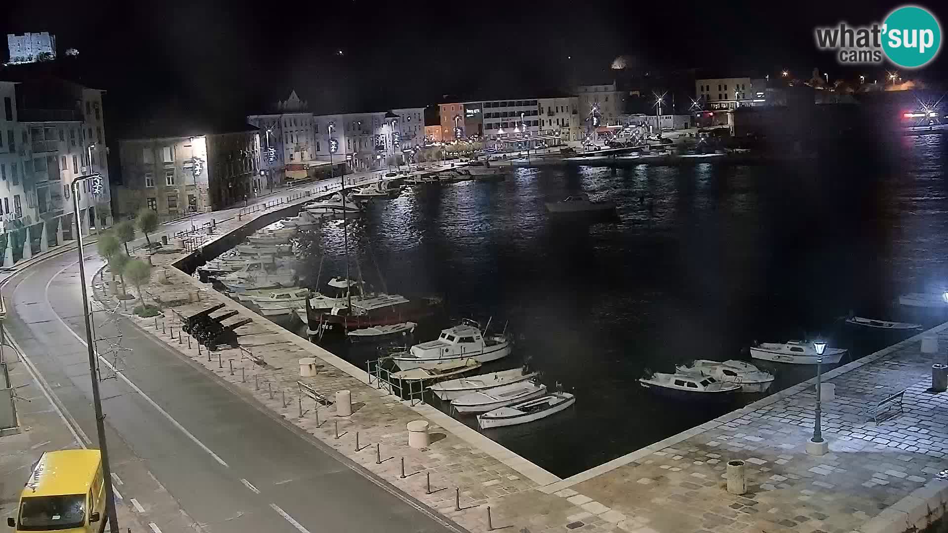 Senj camera en vivo – Vista panorámica de Senj riva