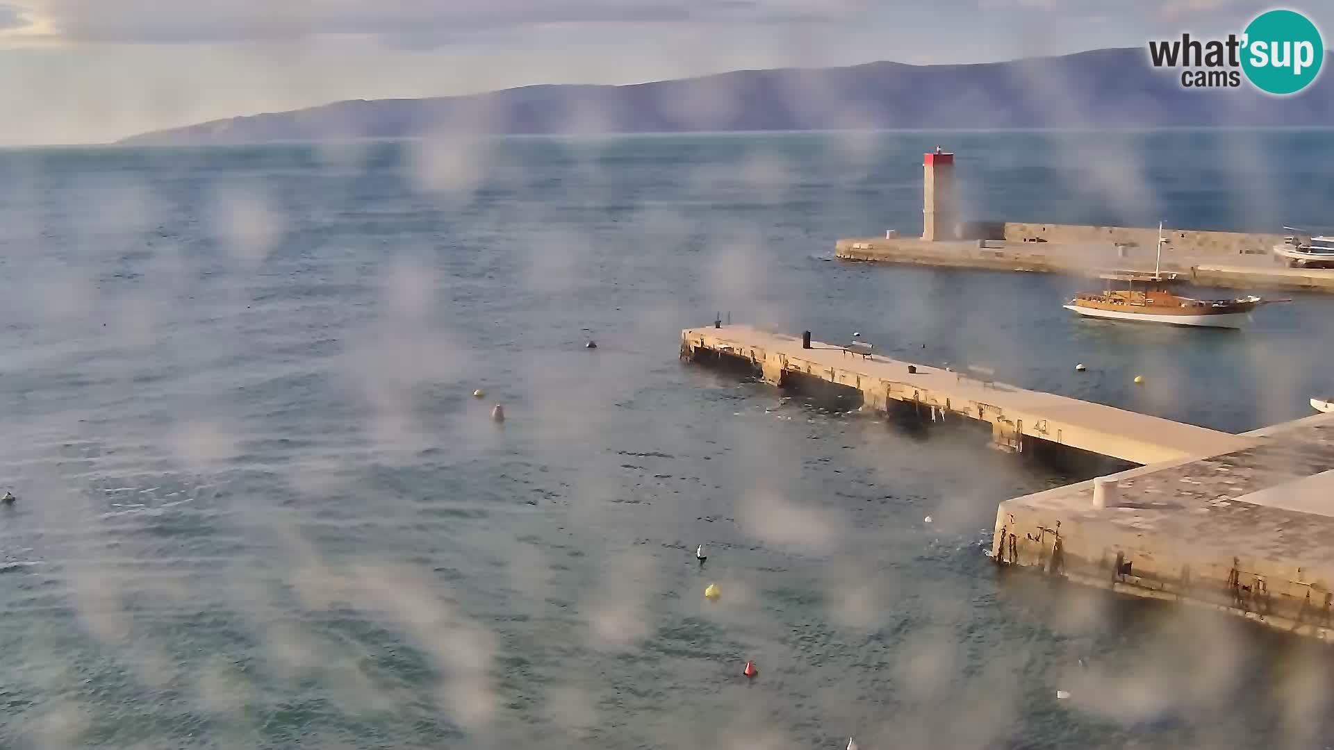 Webcam Segna – Panorama dell’lungomare di Senj