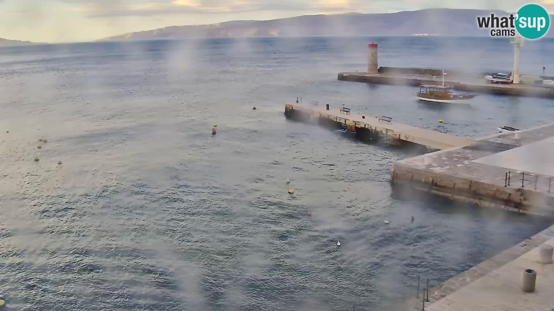 Webcam Segna – Panorama dell’lungomare di Senj