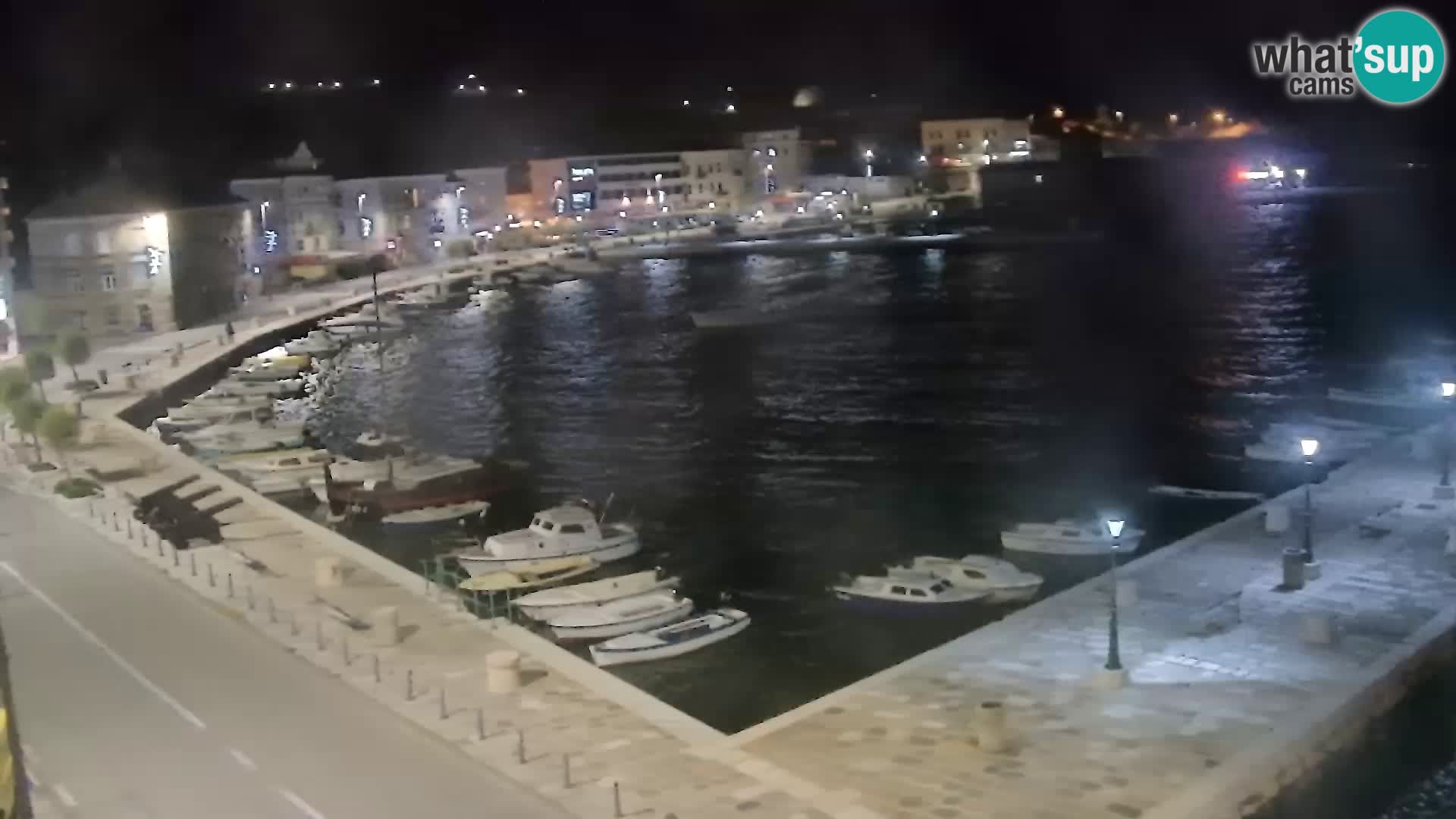 Webcam Segna – Panorama dell’lungomare di Senj