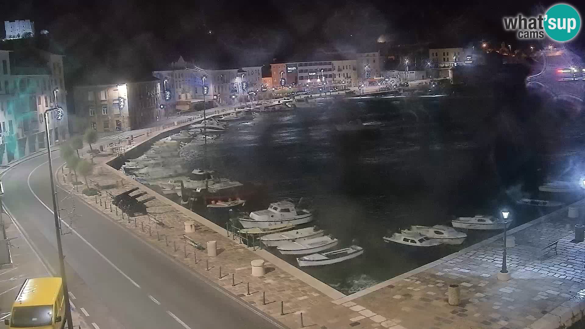 Senj Webcam – Panoramic view of Senj riva