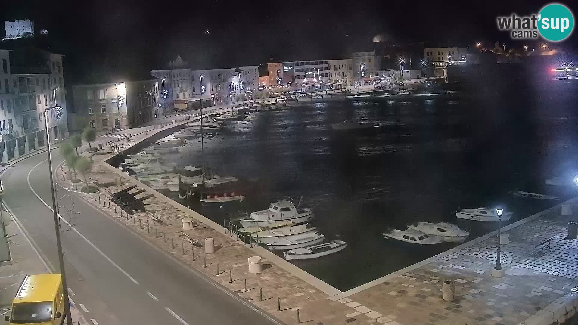 Senj Webcam – Panoramic view of Senj riva