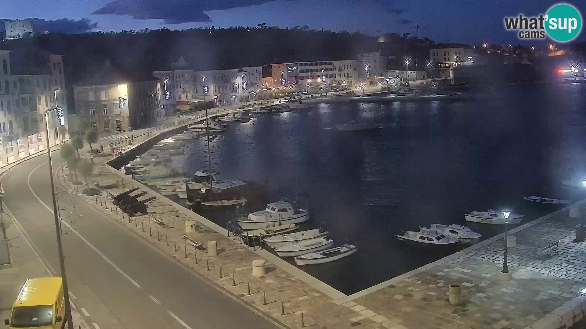 Senj camera en vivo – Vista panorámica de Senj riva