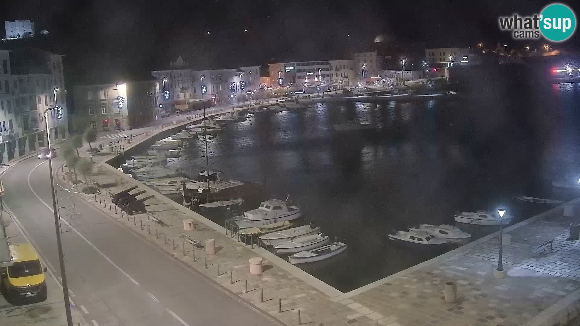 Senj Webcam – Panoramic view of Senj riva