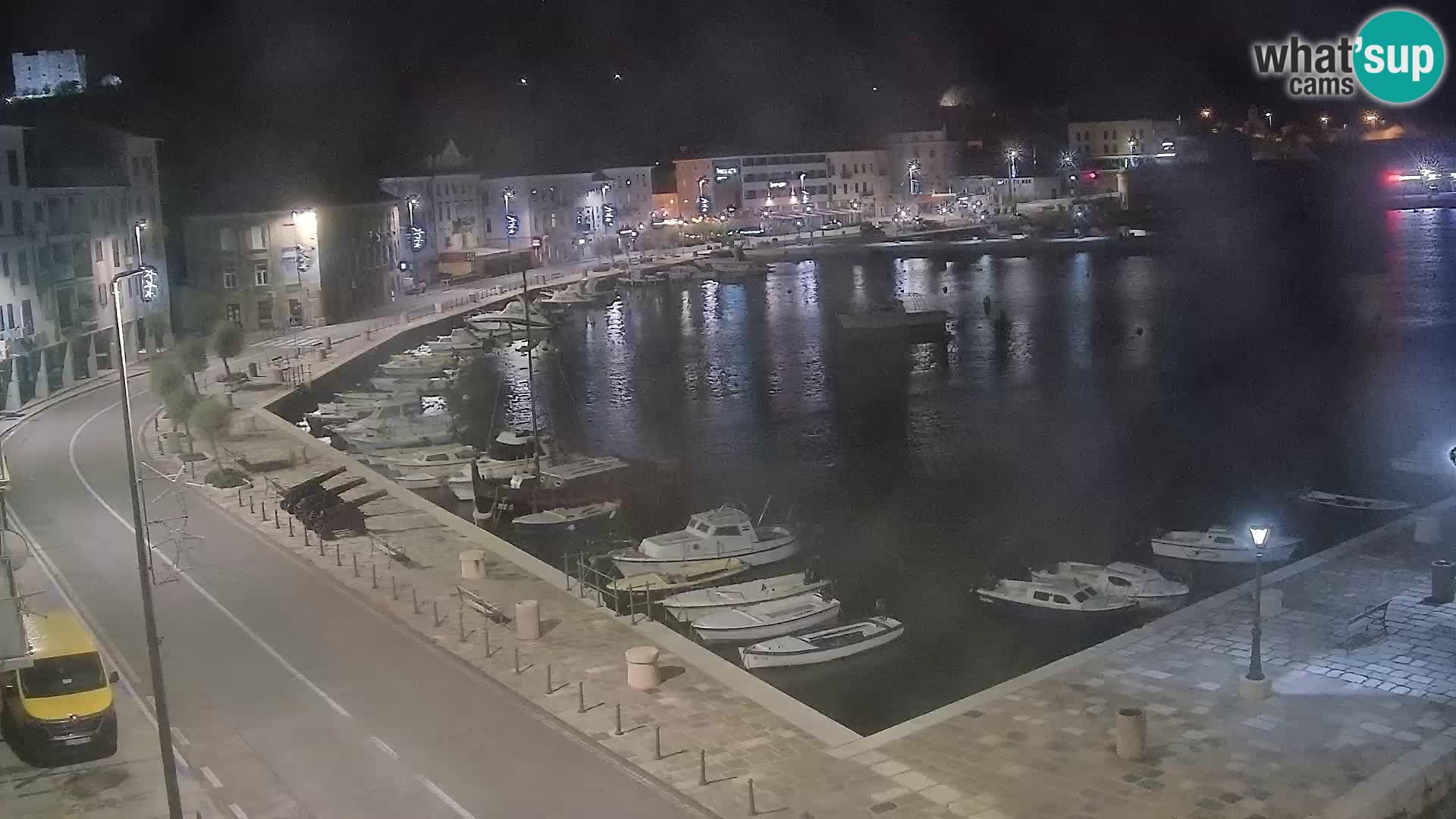 Senj Webcam – Panoramic view of Senj riva