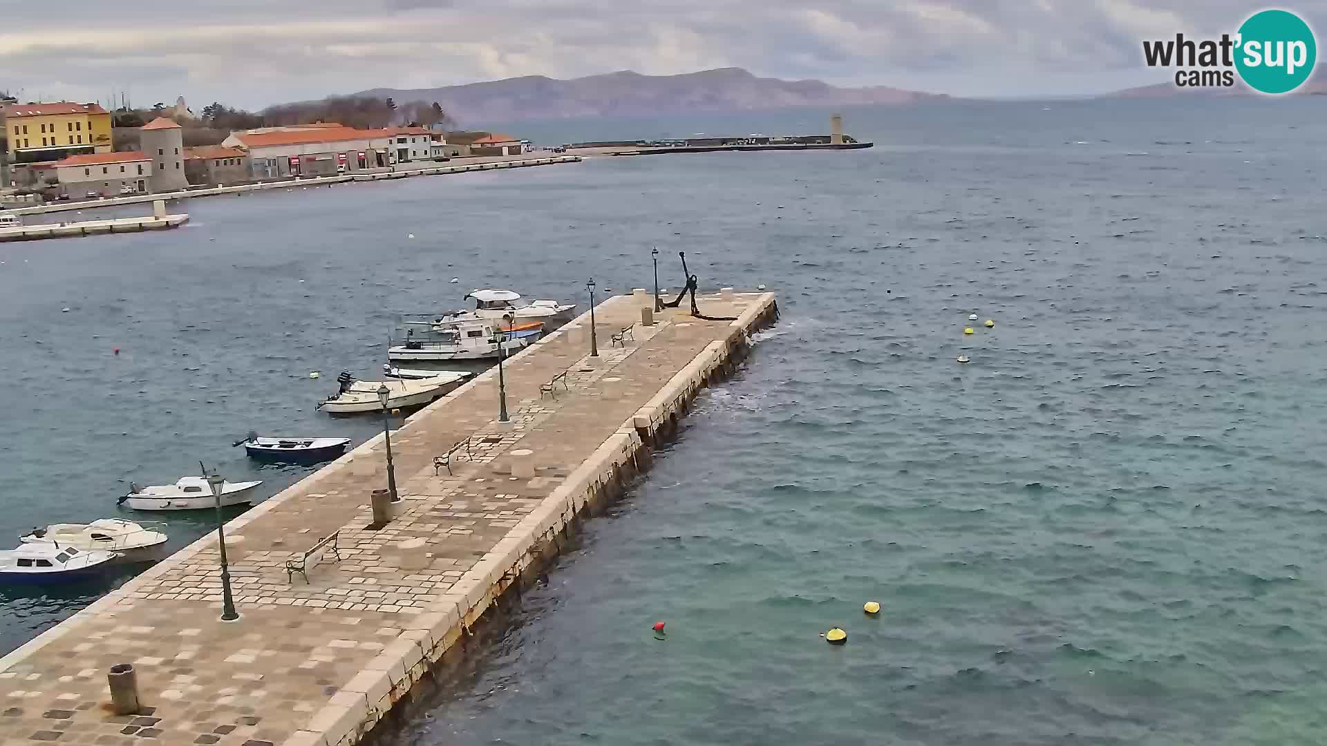 Senj Webcam – Panoramic view of Senj riva