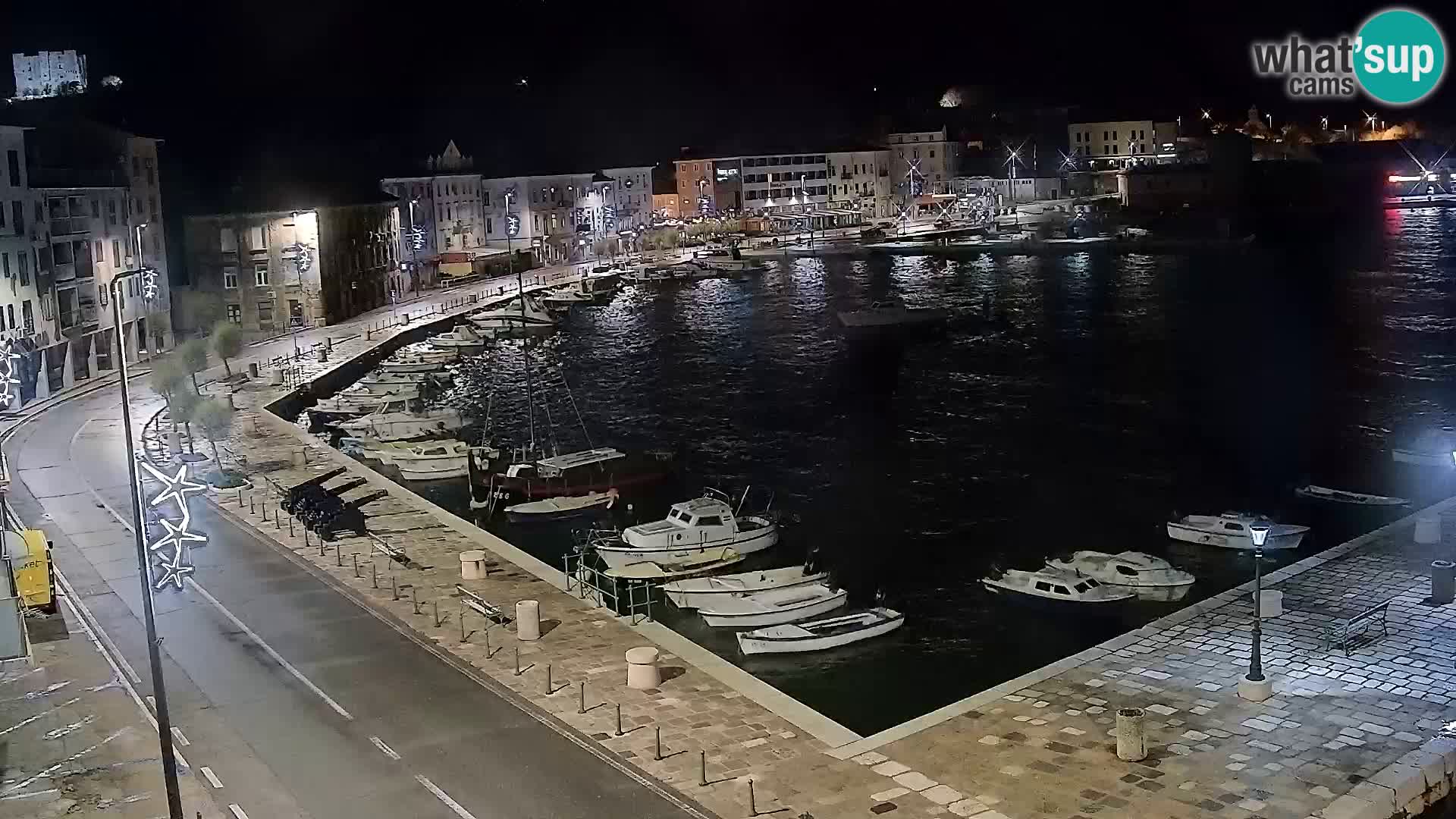 Webcam Segna – Panorama dell’lungomare di Senj