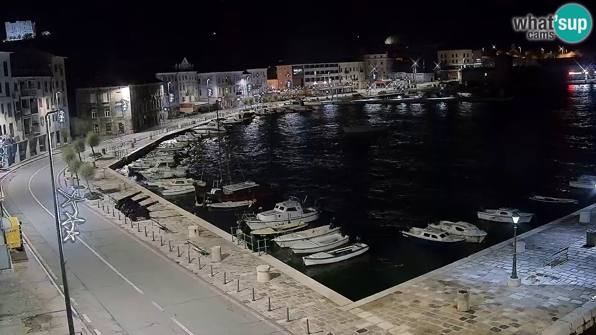 Webcam Segna – Panorama dell’lungomare di Senj