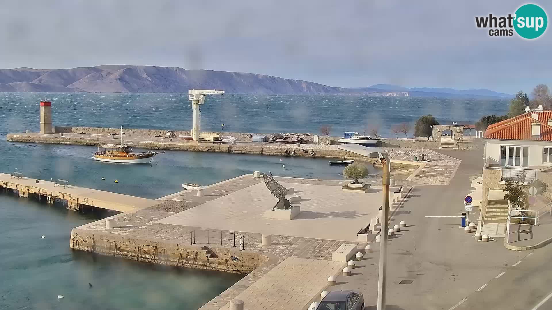 Senj camera en vivo – Vista panorámica de Senj riva