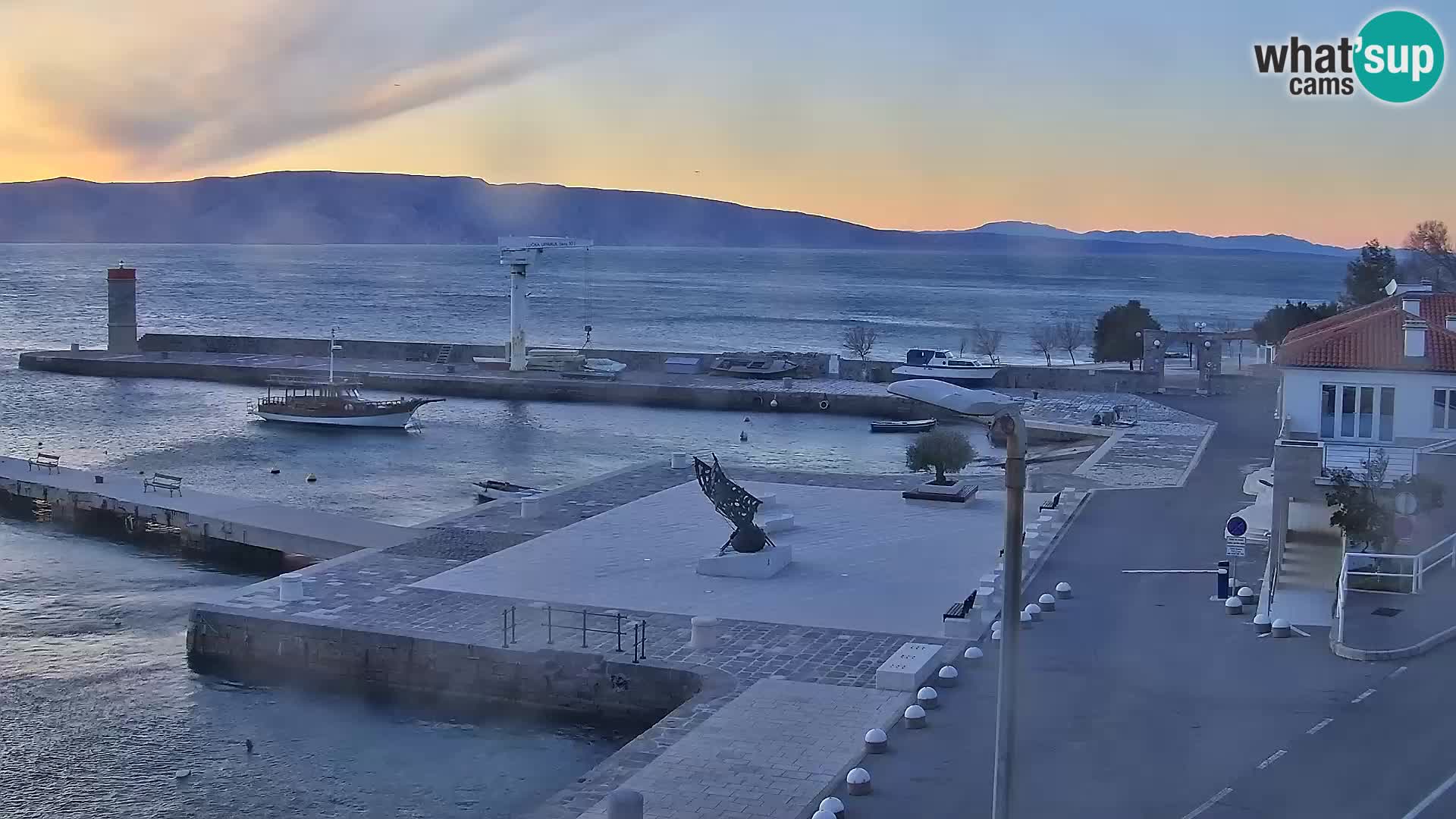 Senj Webcam – Panoramic view of Senj riva