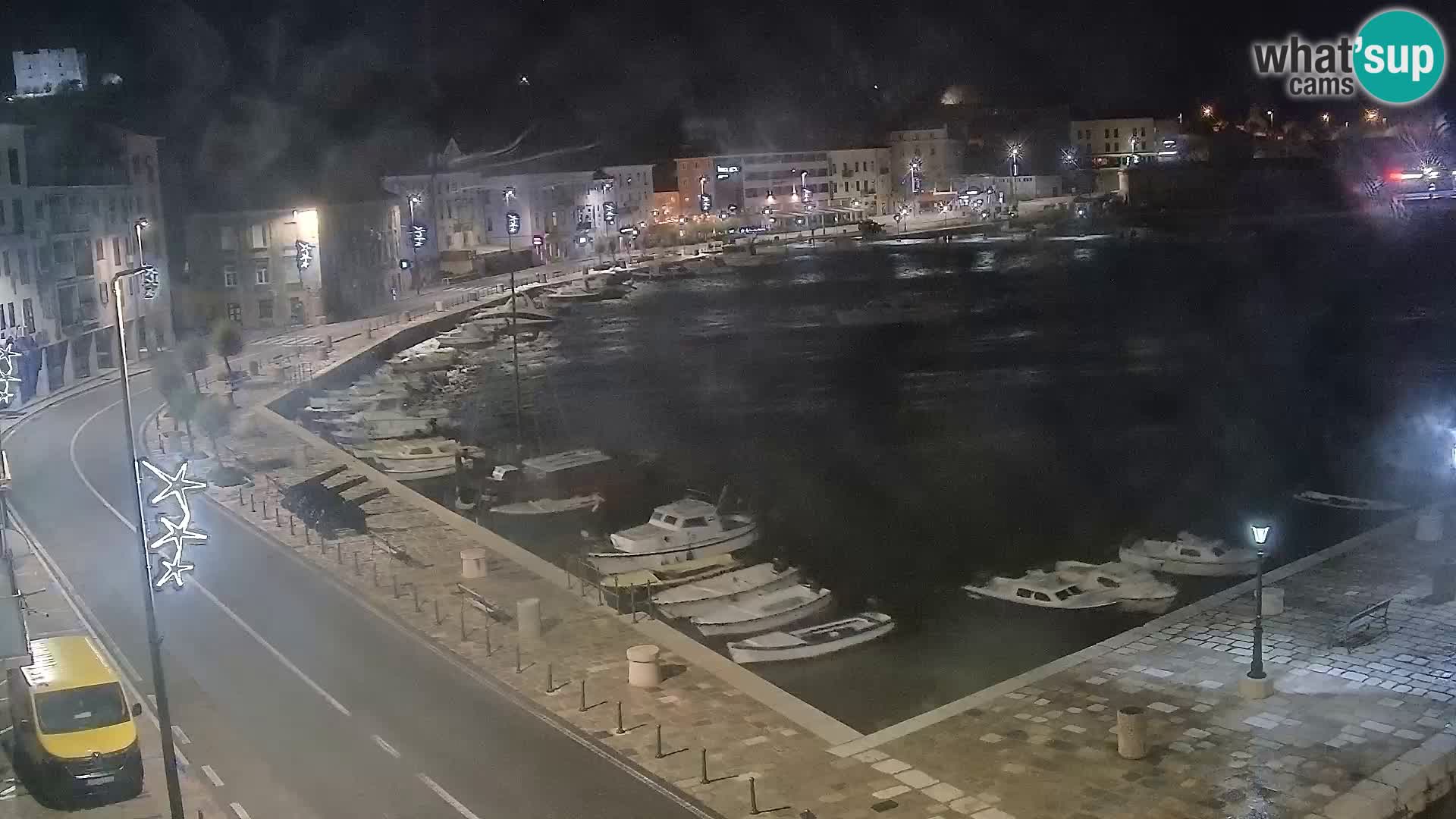 Senj Webcam – Panoramic view of Senj riva