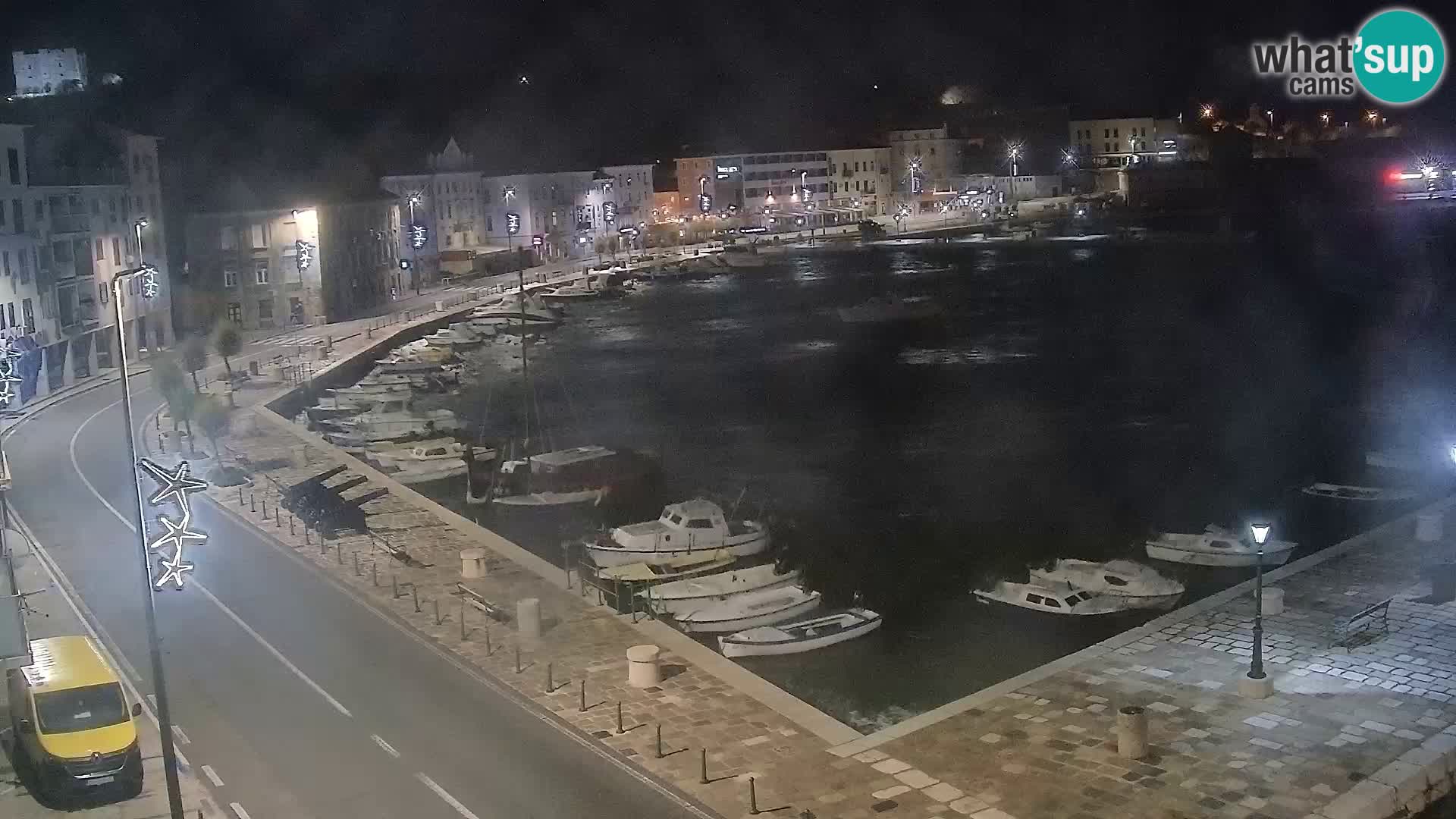 Senj Webcam – Panoramic view of Senj riva