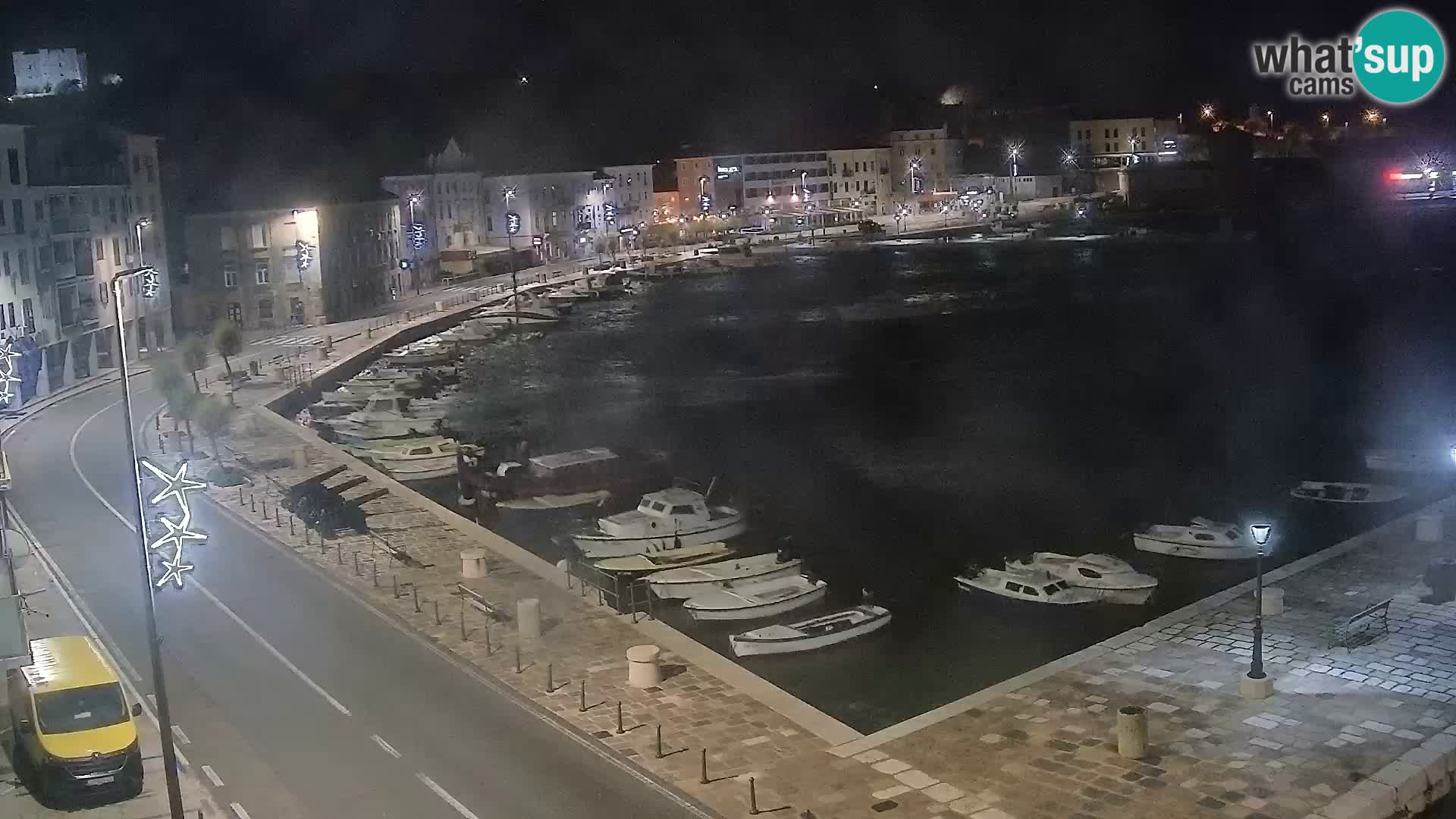 Senj Webcam – Panoramic view of Senj riva