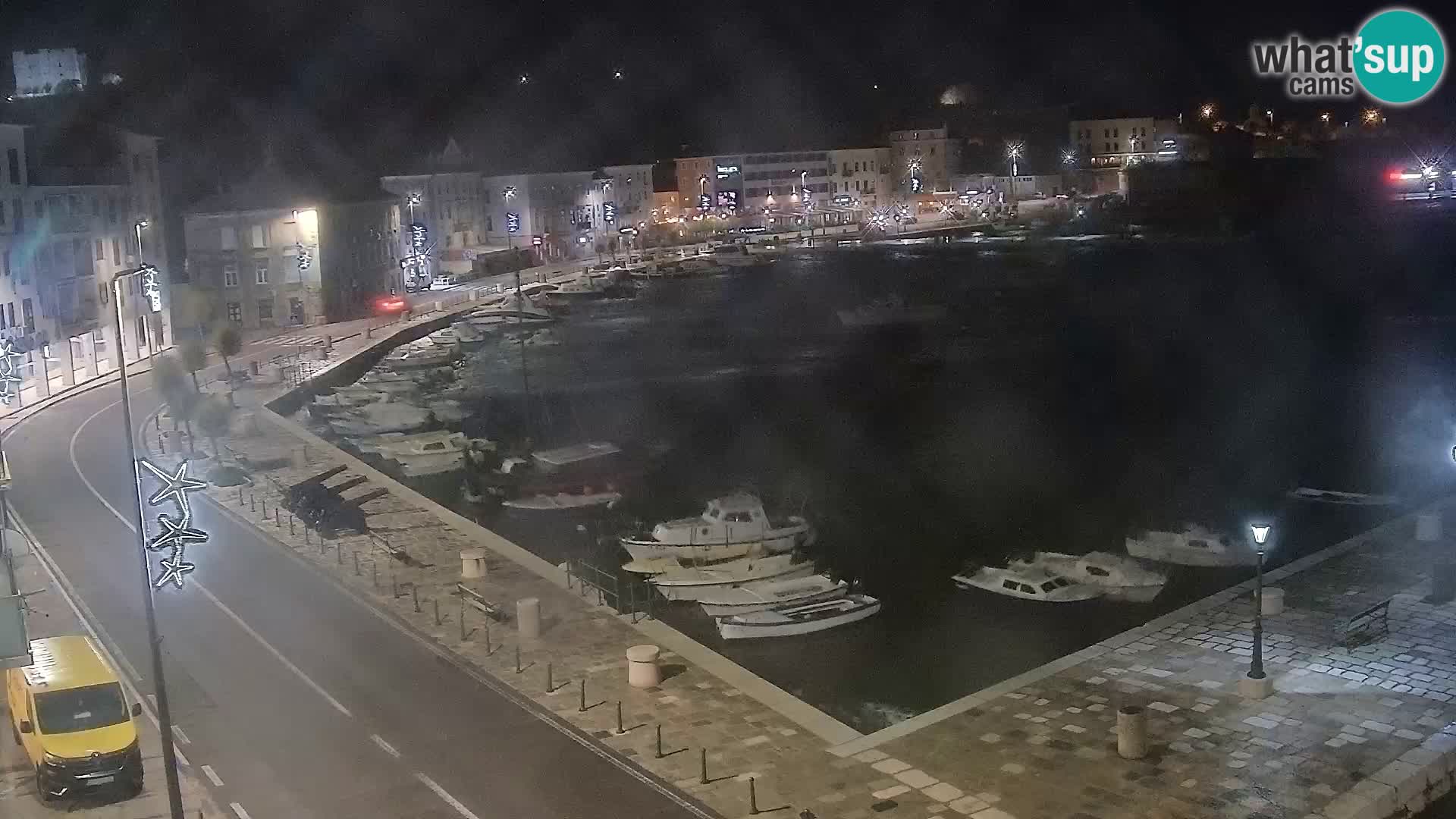 Senj camera en vivo – Vista panorámica de Senj riva