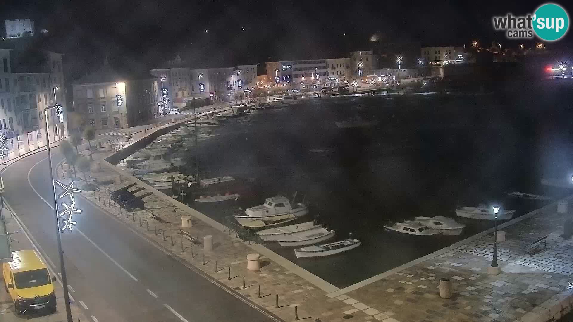 Senj Webcam – Panoramic view of Senj riva