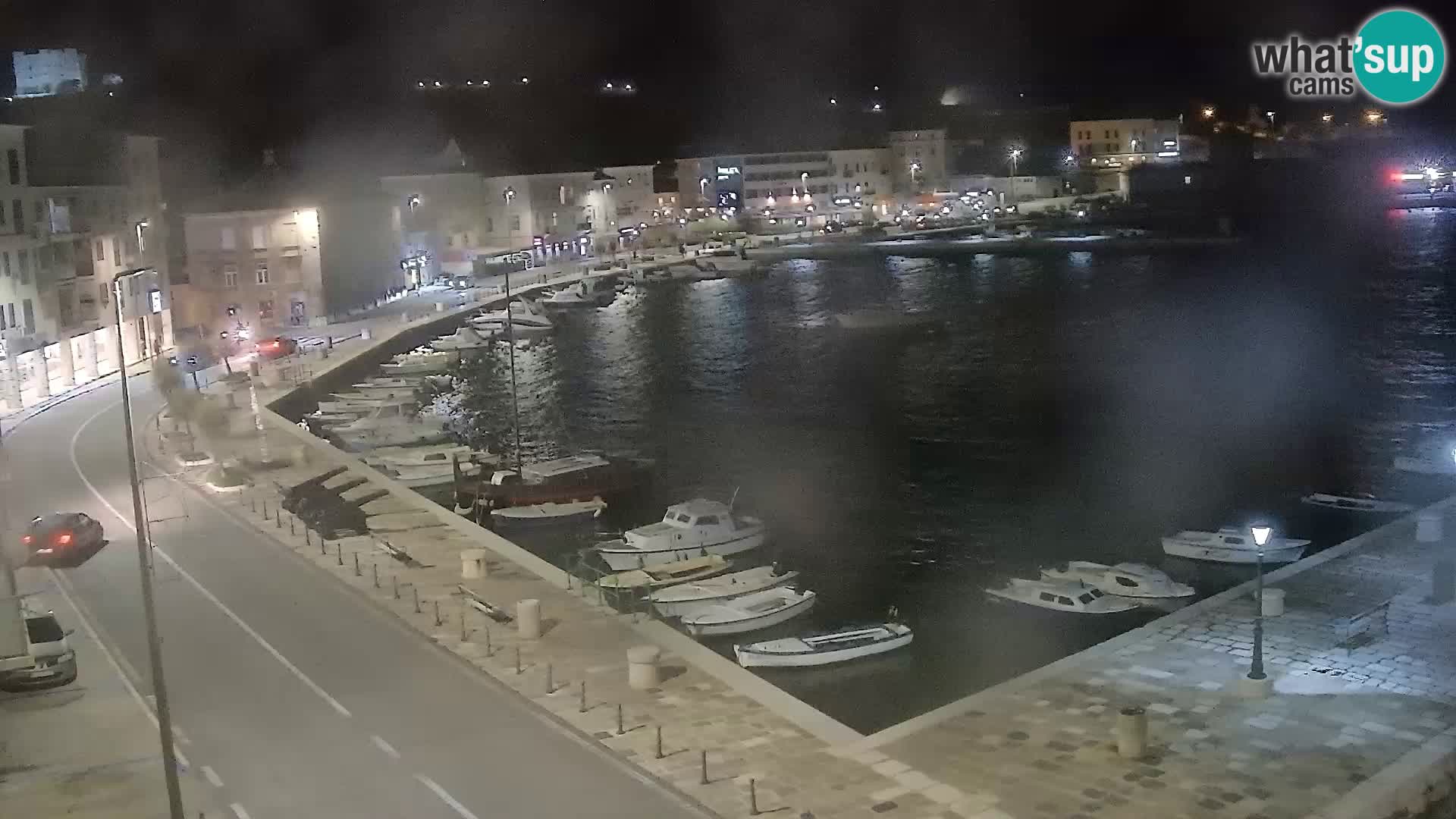 Senj Webcam – Panoramic view of Senj riva