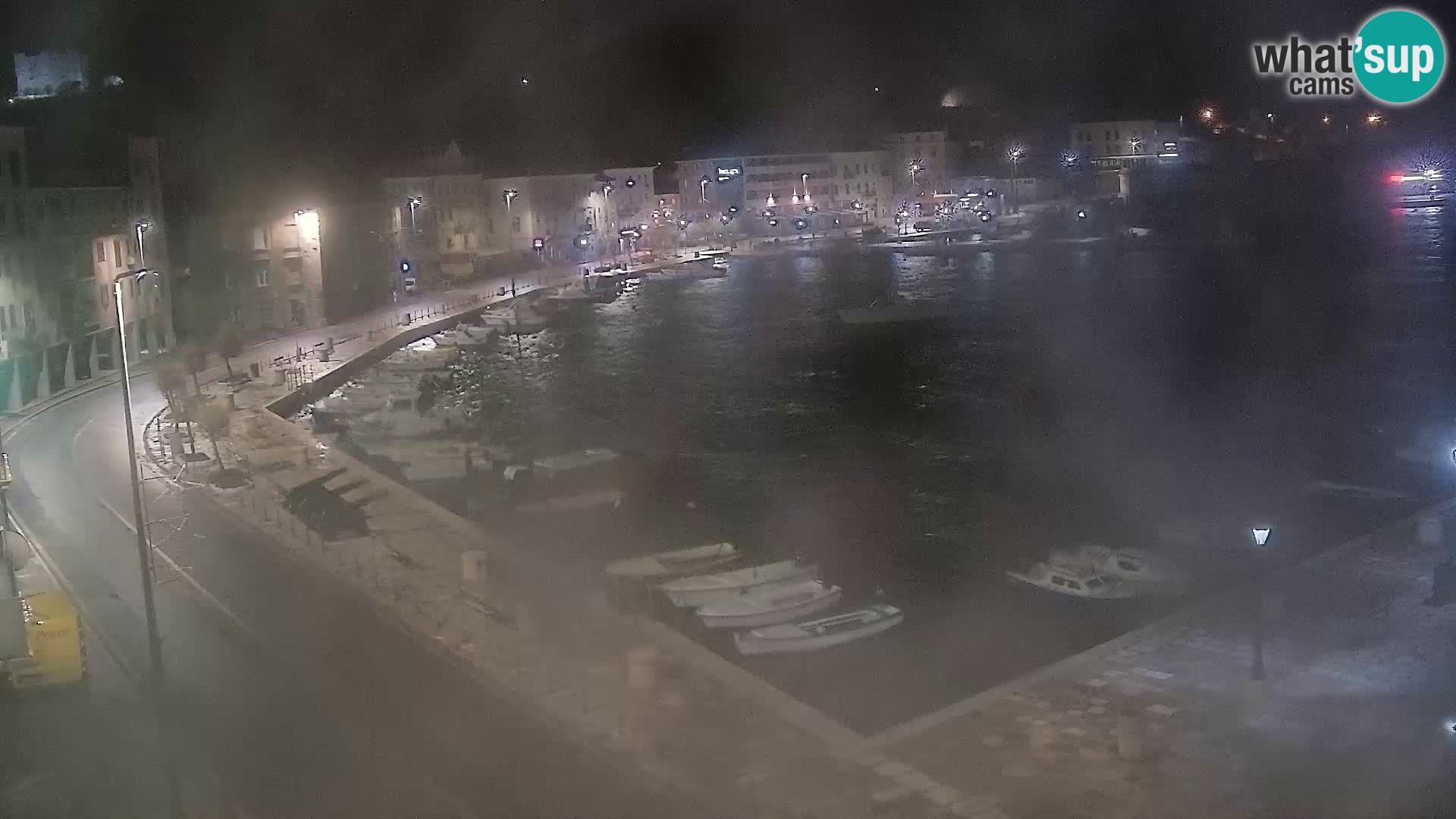 Senj Webcam – Panoramic view of Senj riva