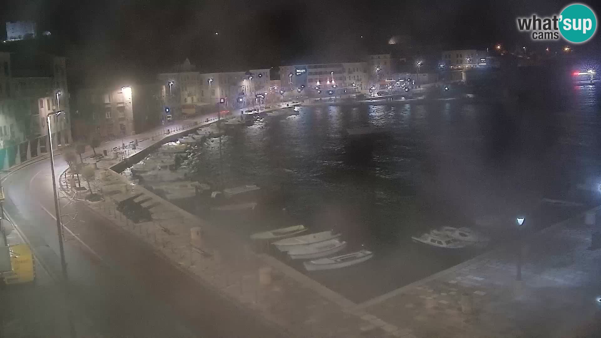 Webcam Segna – Panorama dell’lungomare di Senj