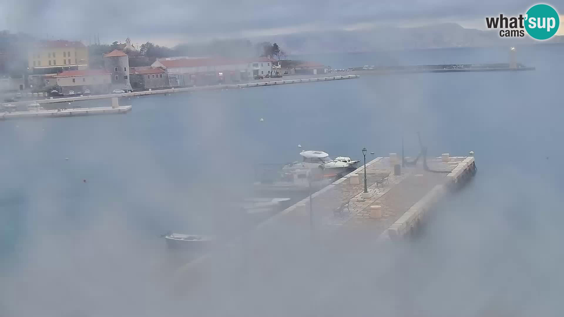 Webcam Segna – Panorama dell’lungomare di Senj