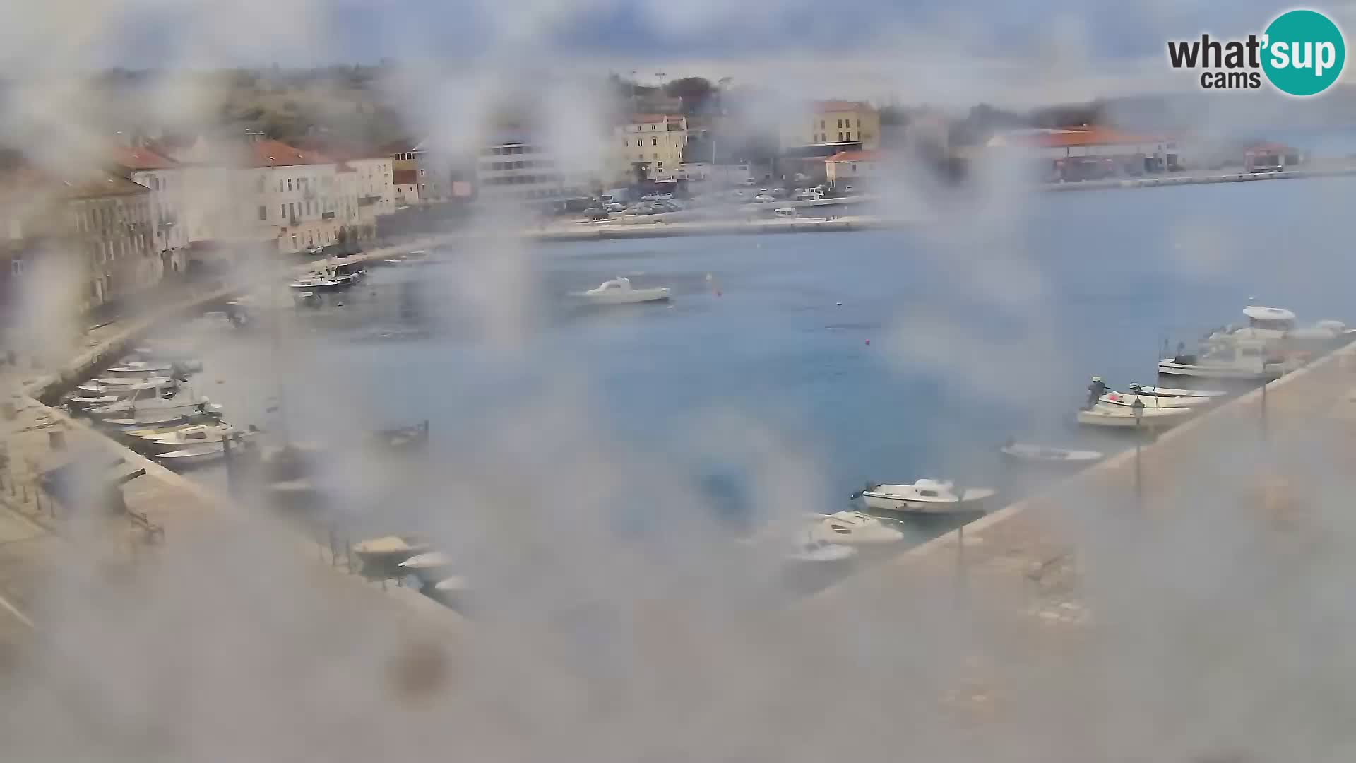 Livecam Senj – Vue panoramique de Senj riva