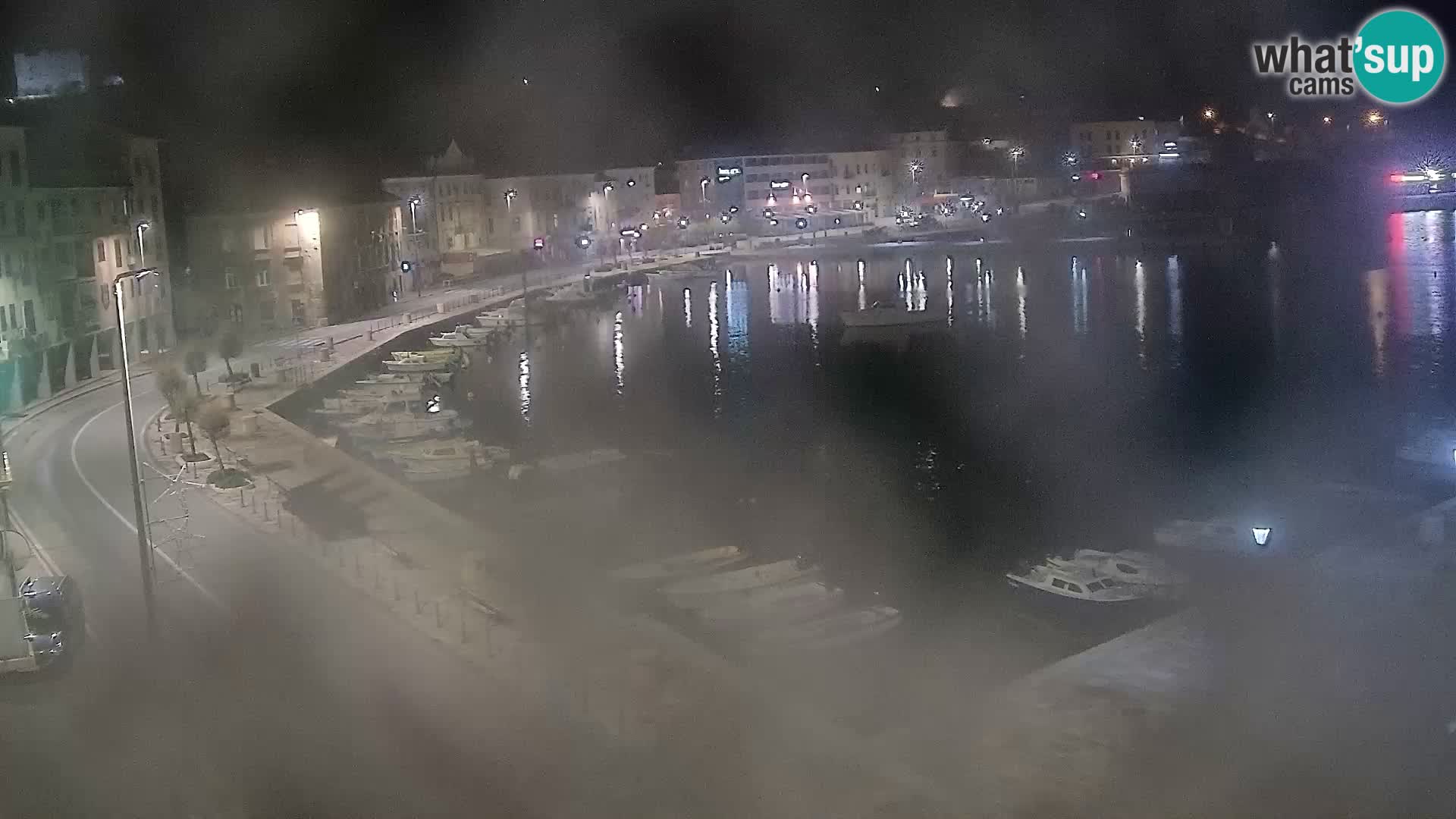 Senj camera en vivo – Vista panorámica de Senj riva