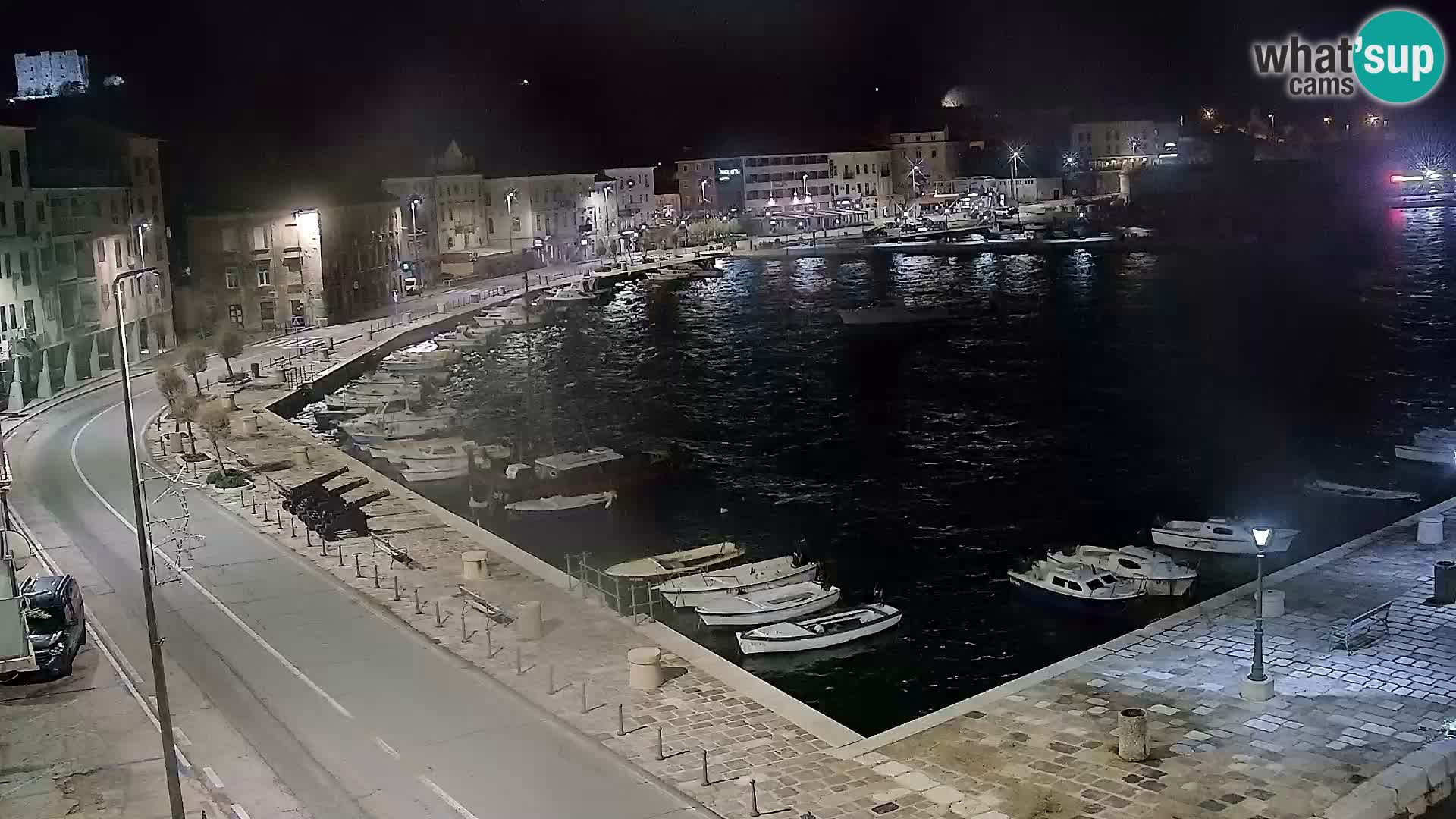 Senj camera en vivo – Vista panorámica de Senj riva