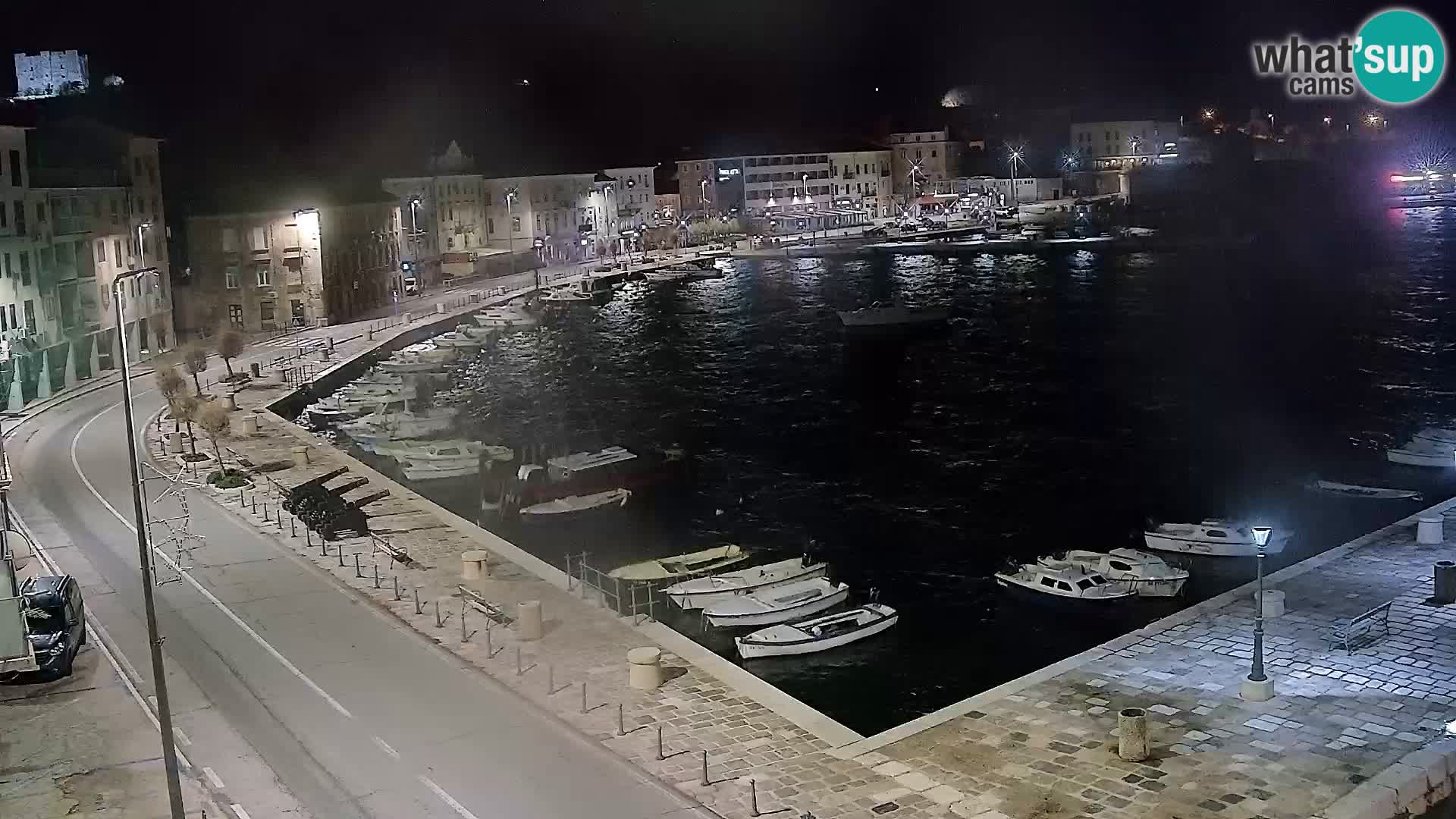 Senj camera en vivo – Vista panorámica de Senj riva