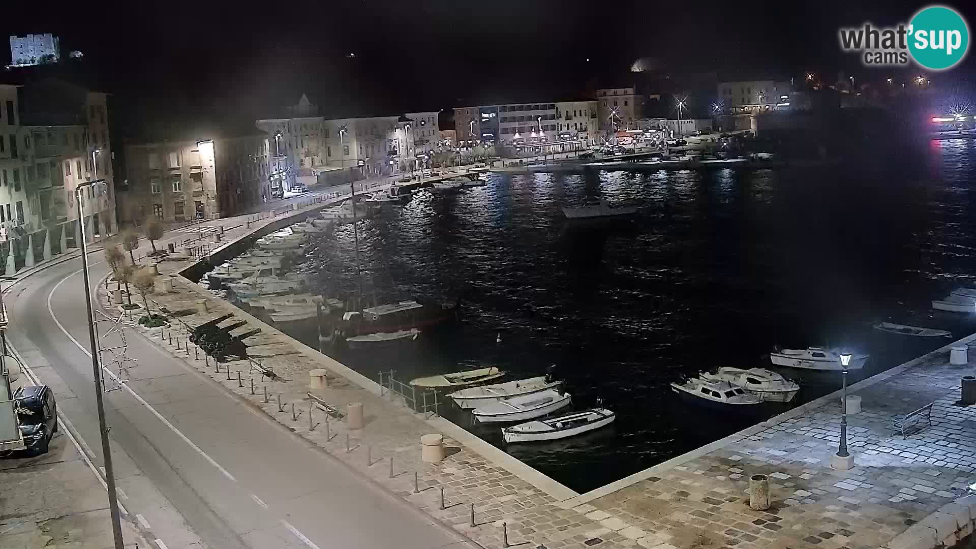 Senj camera en vivo – Vista panorámica de Senj riva