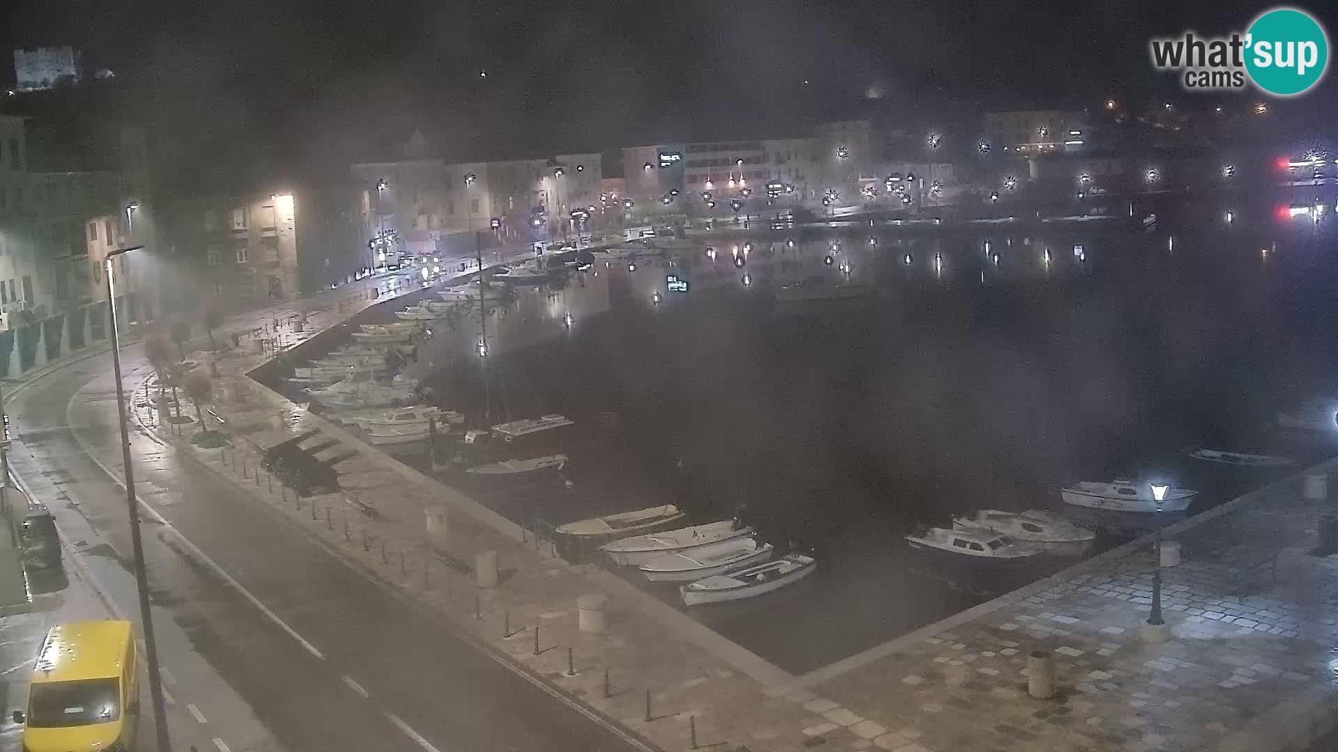 Senj camera en vivo – Vista panorámica de Senj riva