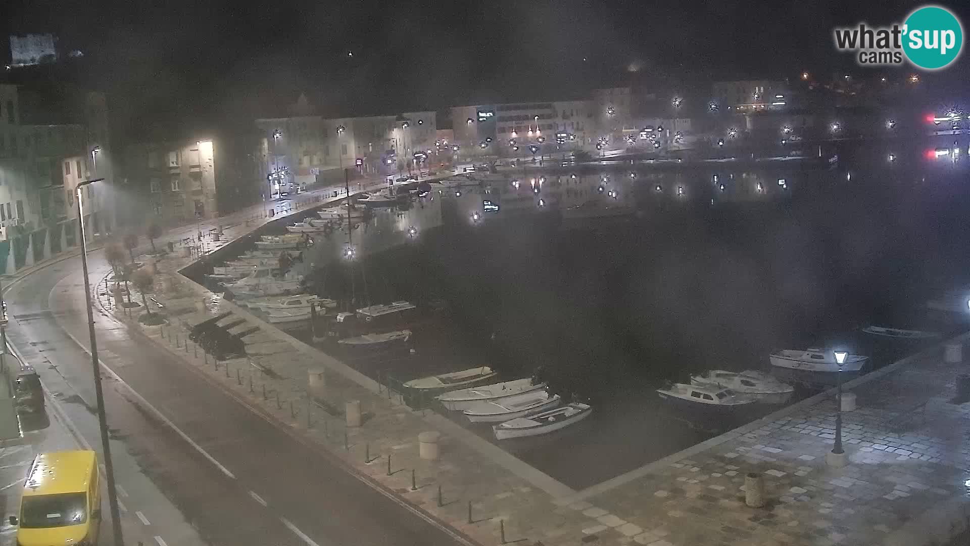 Senj camera en vivo – Vista panorámica de Senj riva