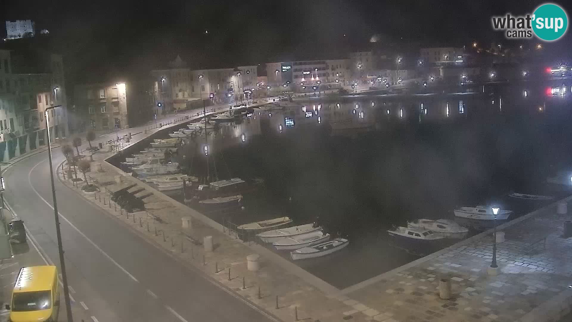 Webcam Segna – Panorama dell’lungomare di Senj