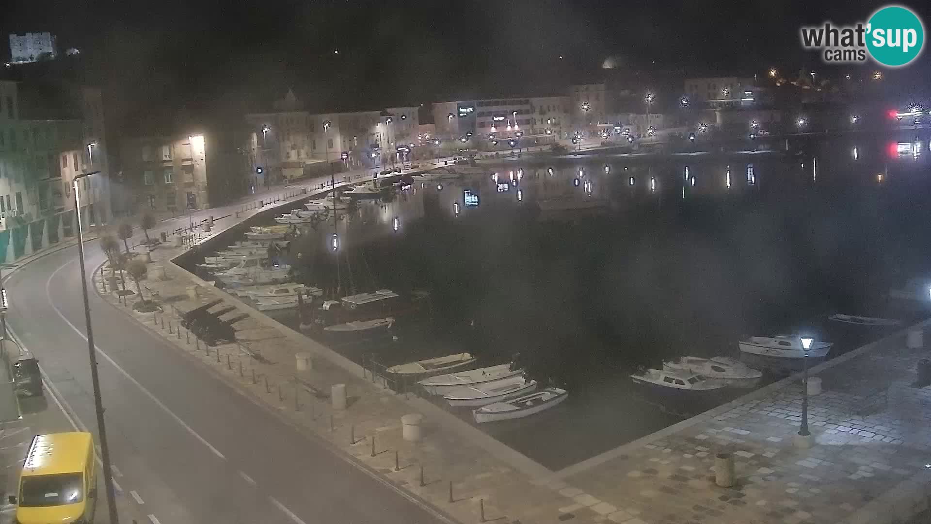 Senj camera en vivo – Vista panorámica de Senj riva