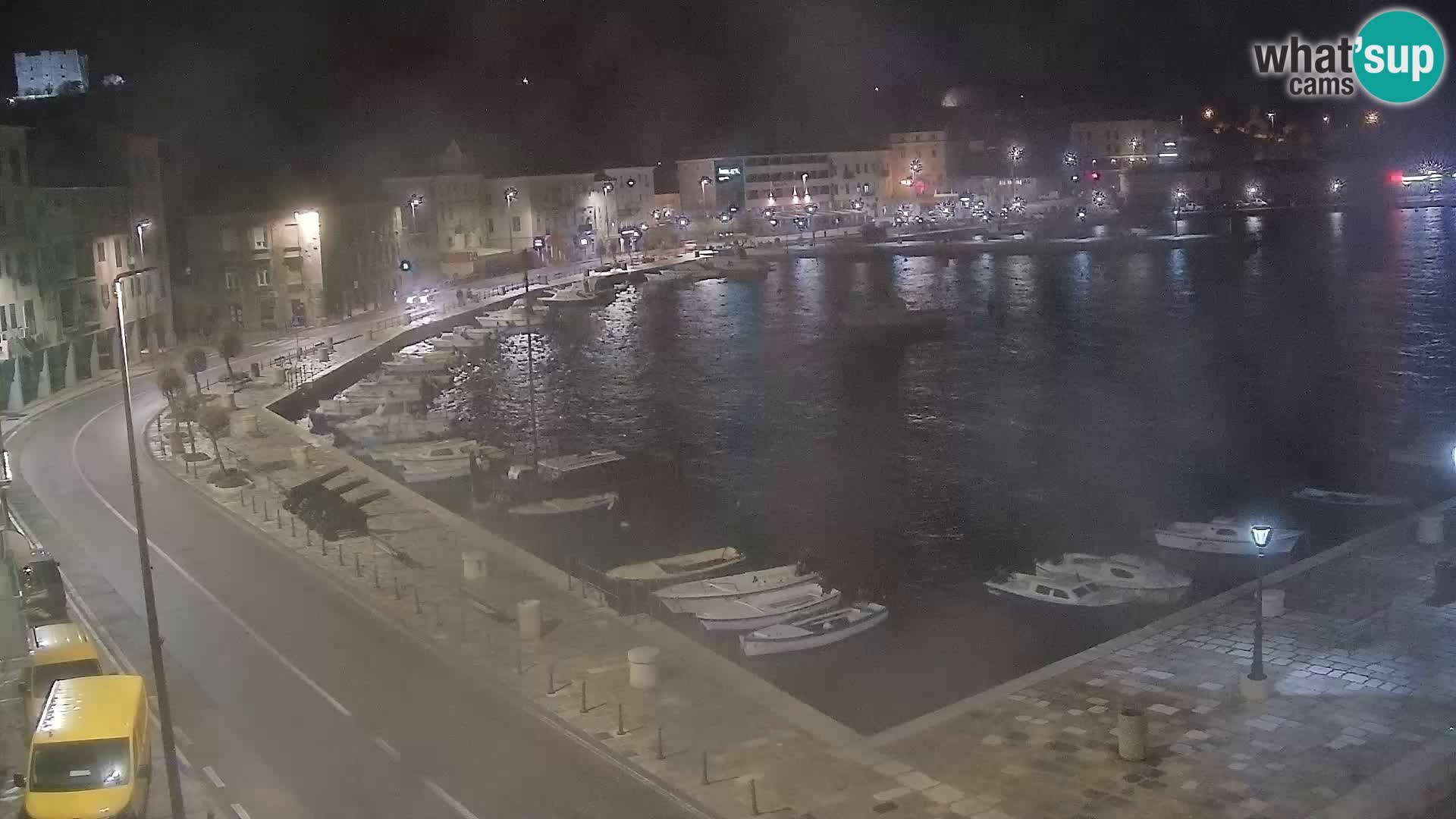 Senj camera en vivo – Vista panorámica de Senj riva