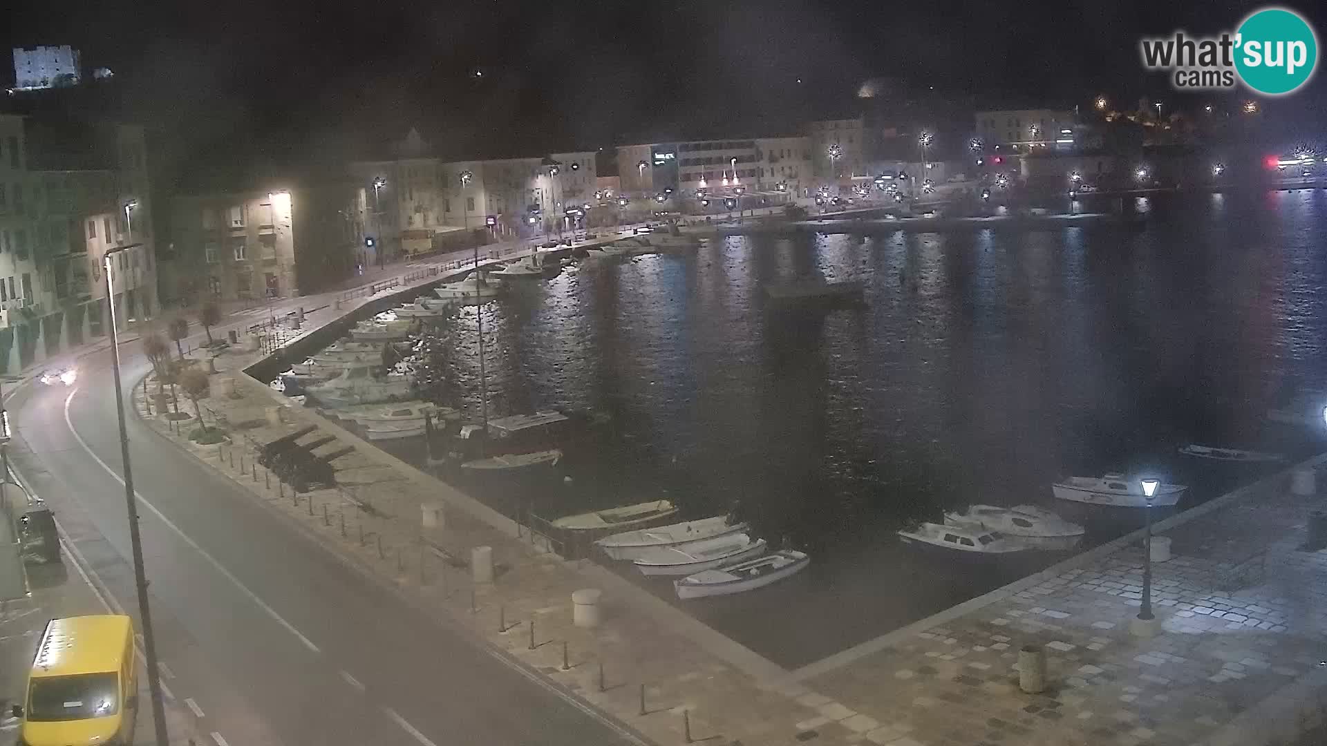 Webcam Segna – Panorama dell’lungomare di Senj