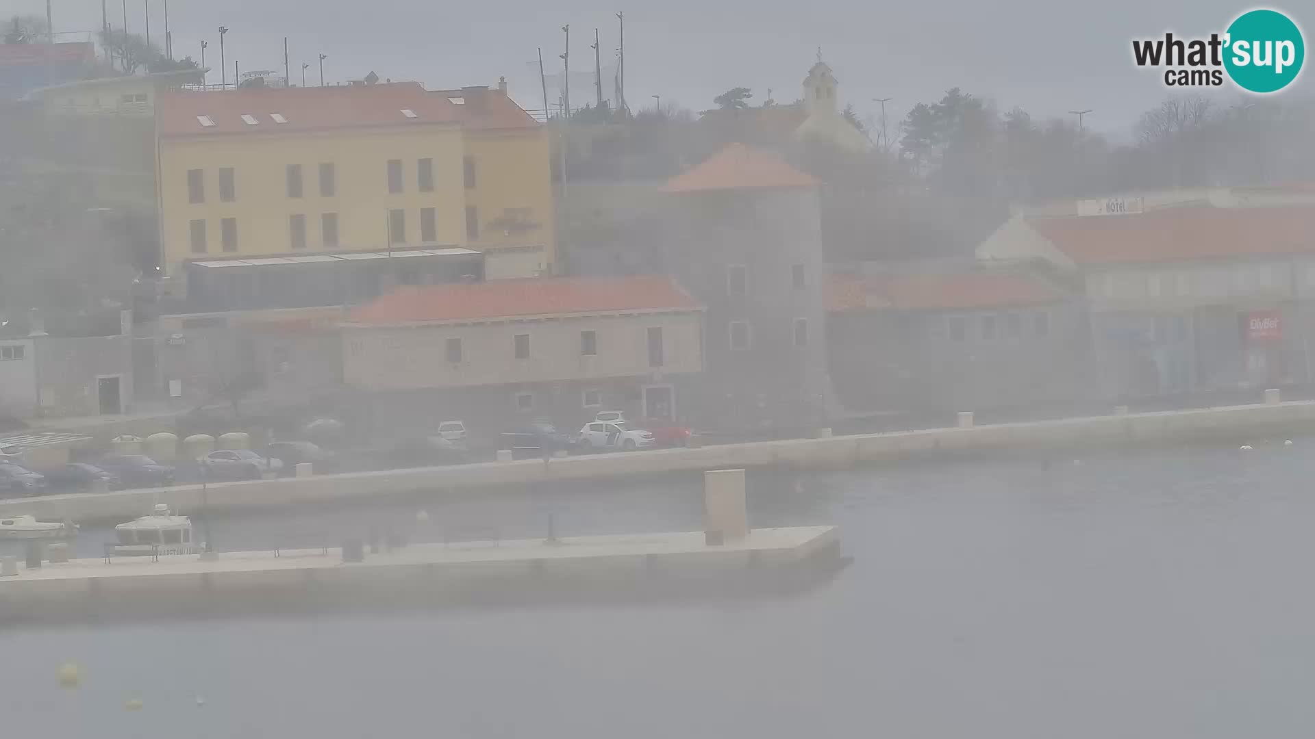 Webcam Senj – Panoramablick auf die Riva Senj