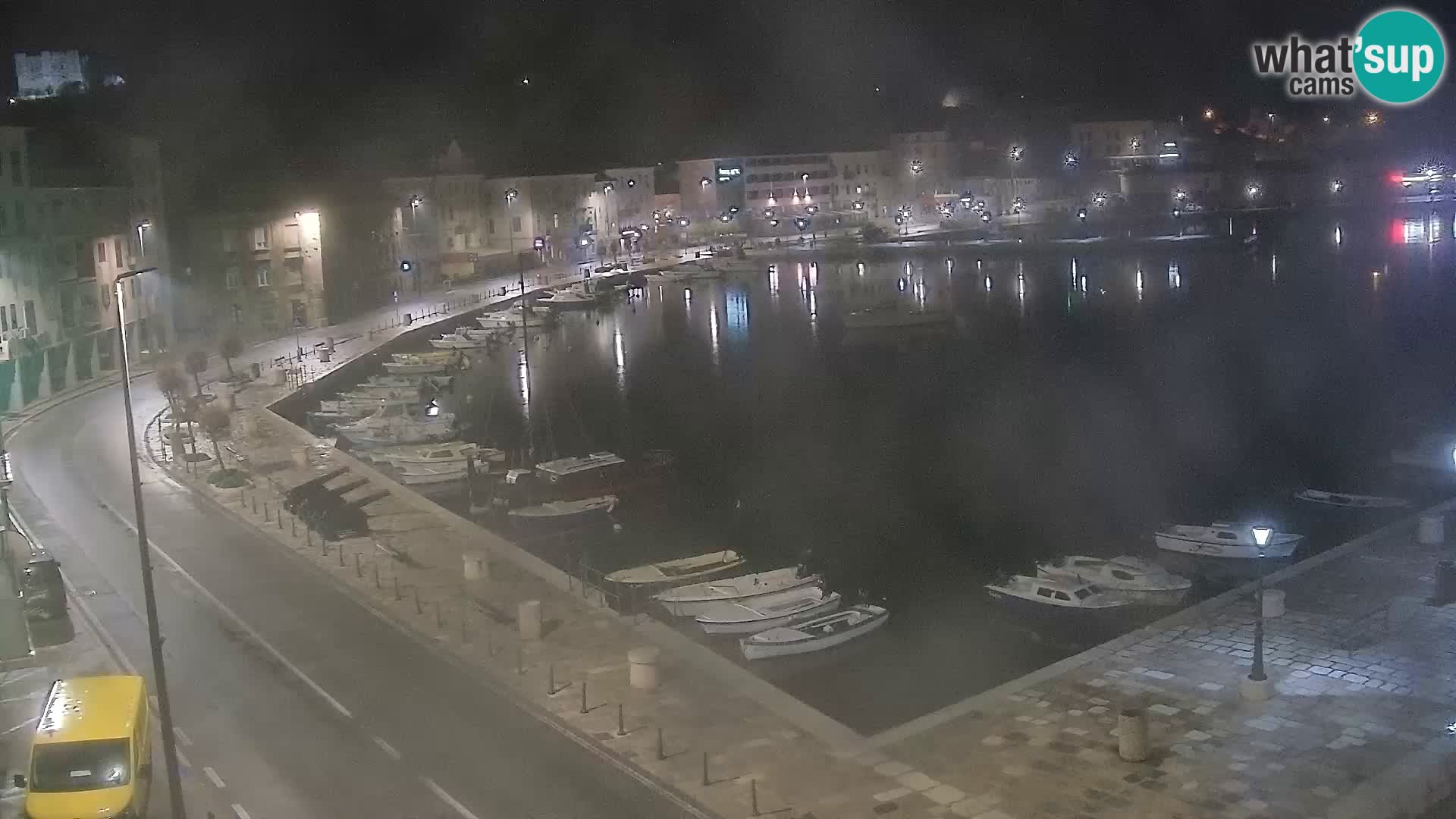 Senj camera en vivo – Vista panorámica de Senj riva