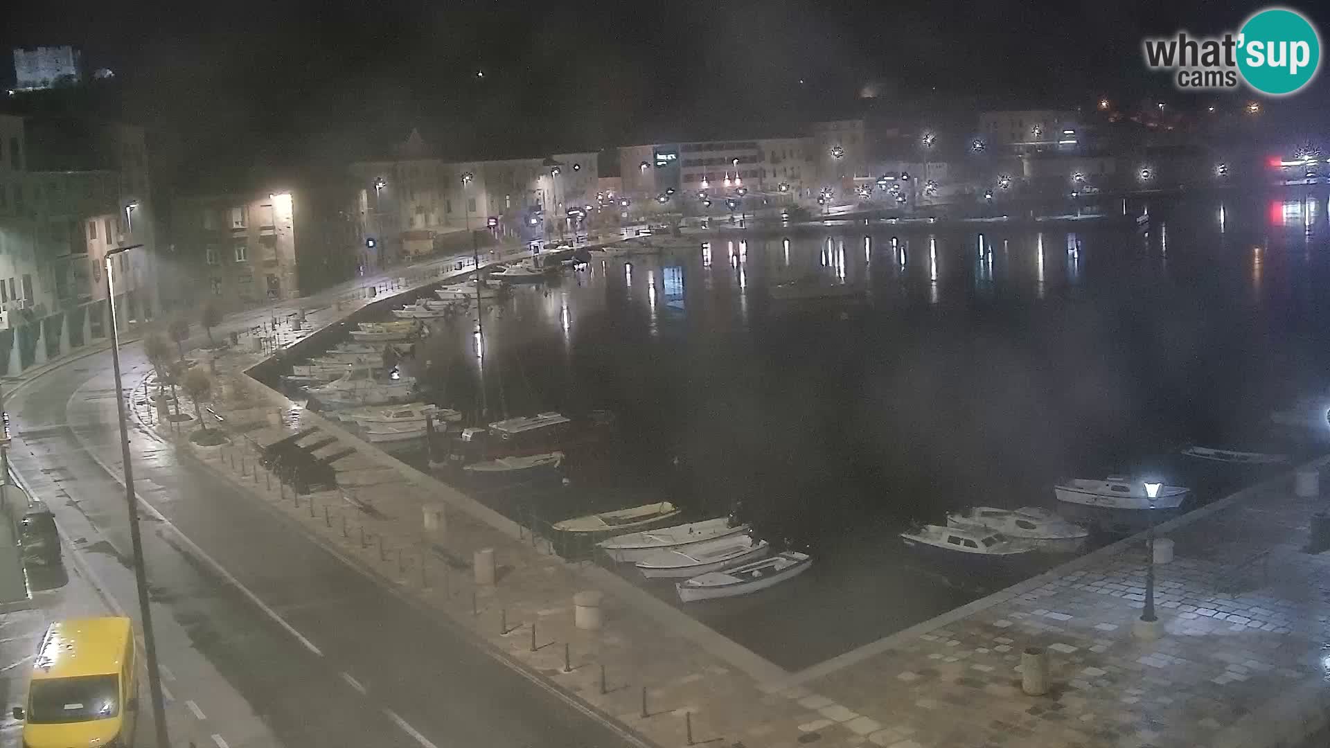 Webcam Segna – Panorama dell’lungomare di Senj