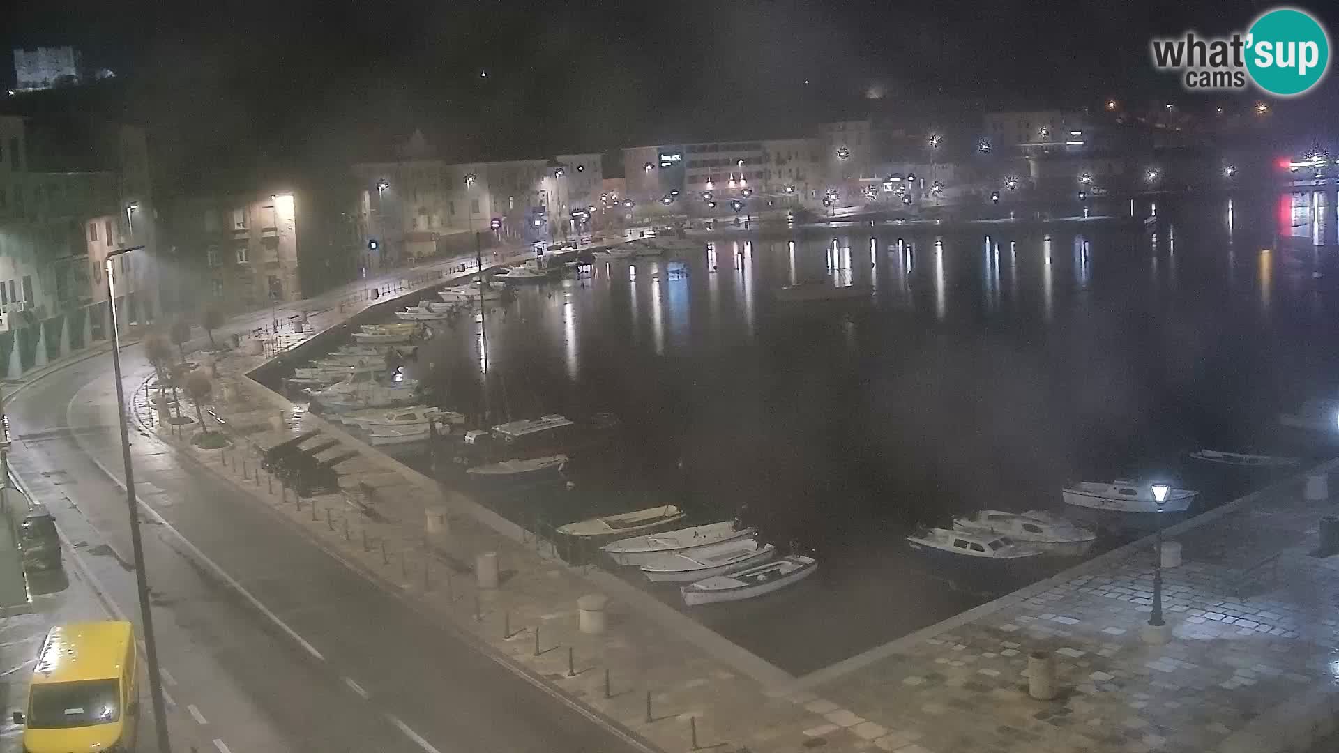 Senj camera en vivo – Vista panorámica de Senj riva