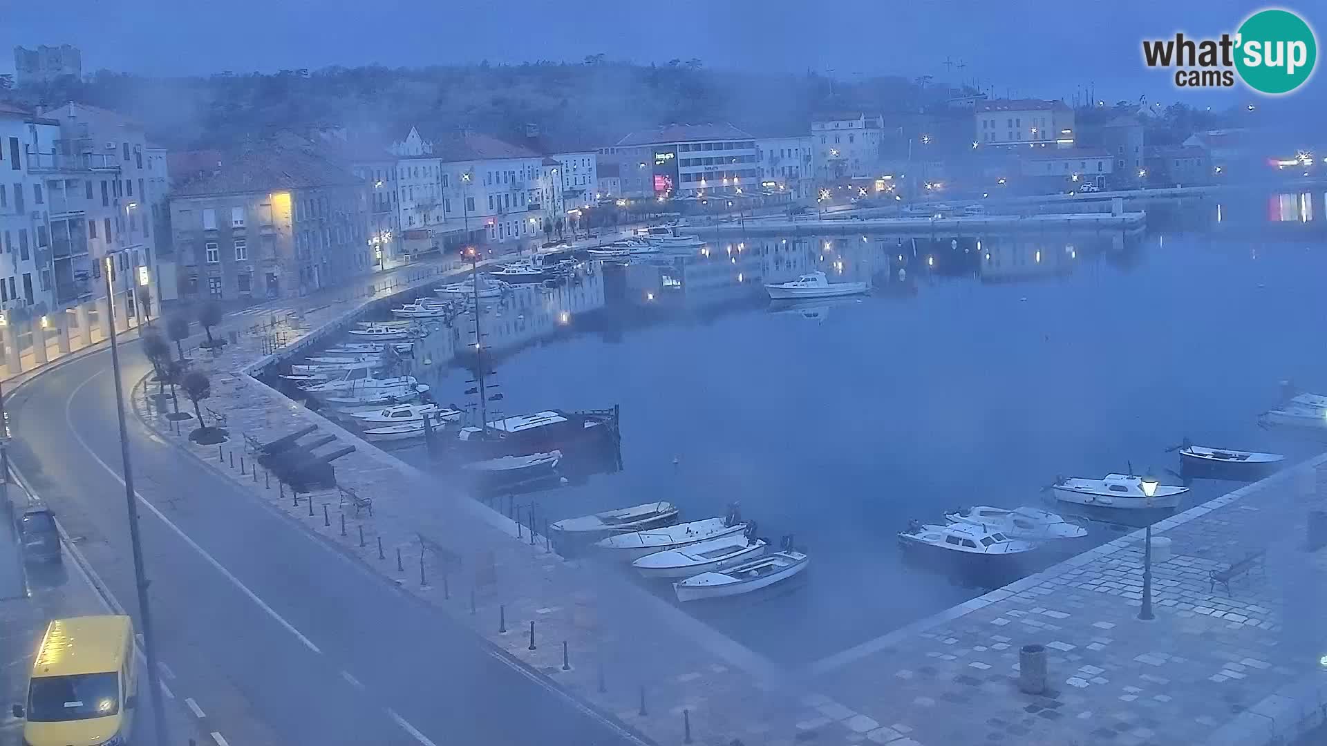 Senj camera en vivo – Vista panorámica de Senj riva