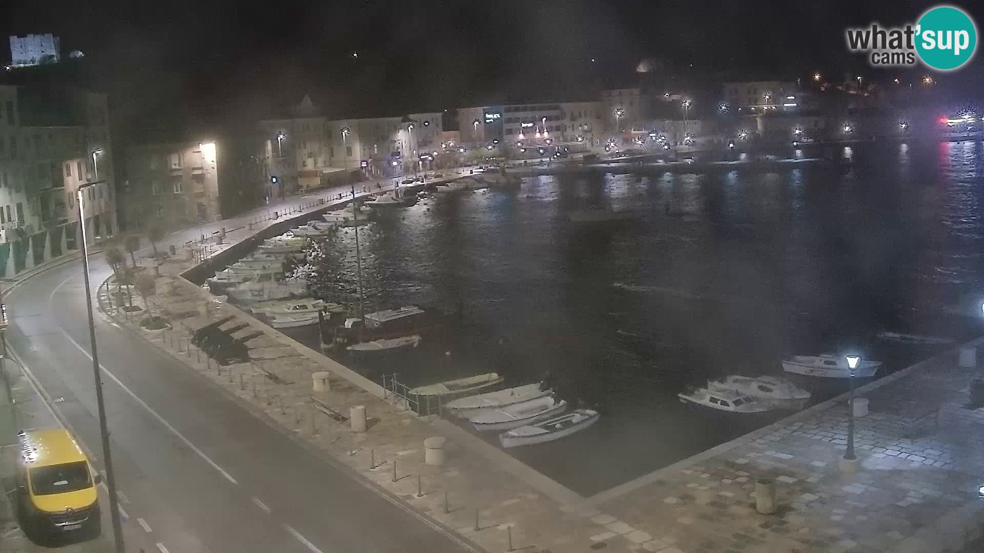 Senj Webcam – Panoramic view of Senj riva