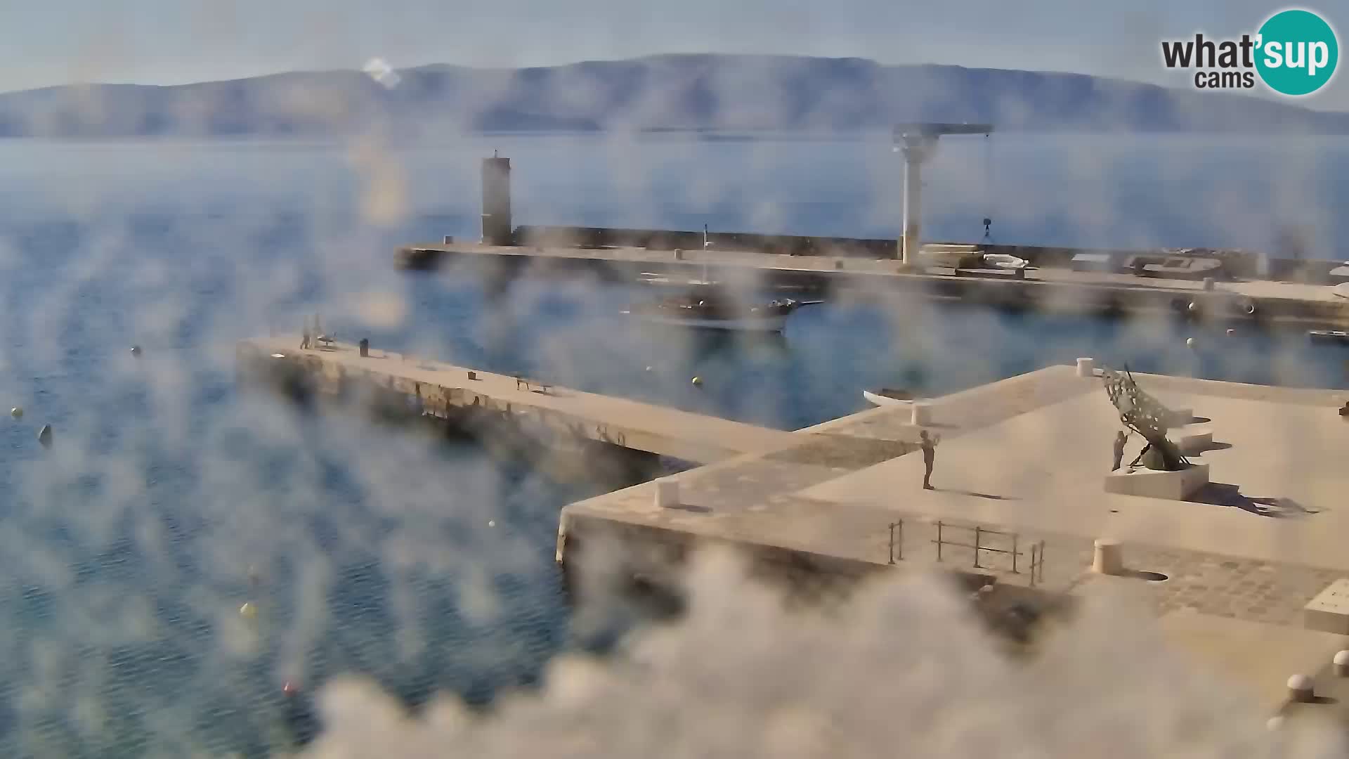 Senj camera en vivo – Vista panorámica de Senj riva