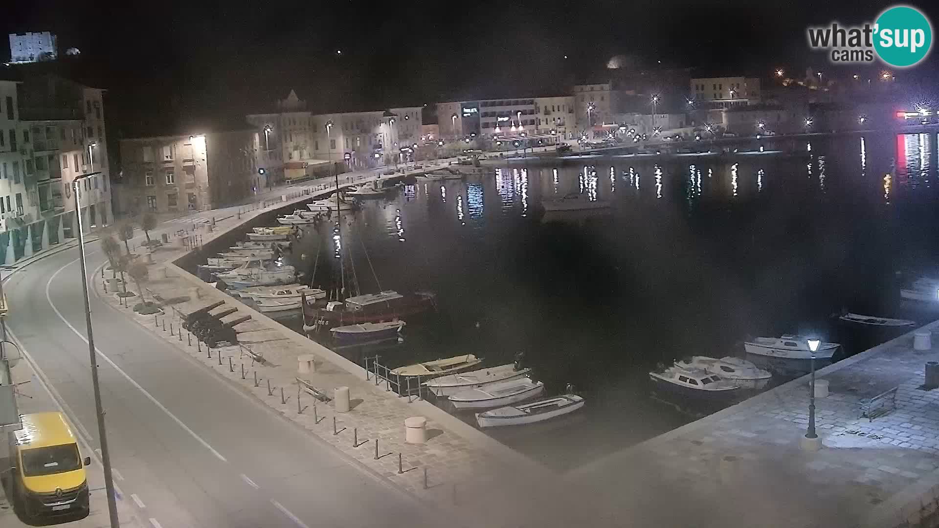 Senj Webcam – Panoramic view of Senj riva