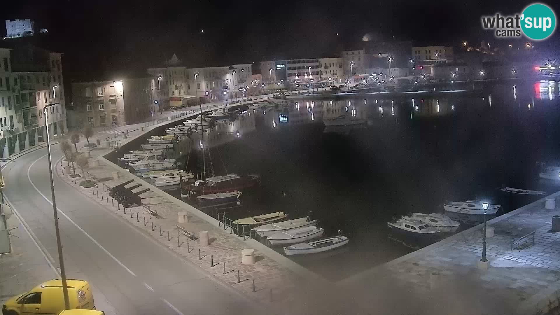 Senj Webcam – Panoramic view of Senj riva