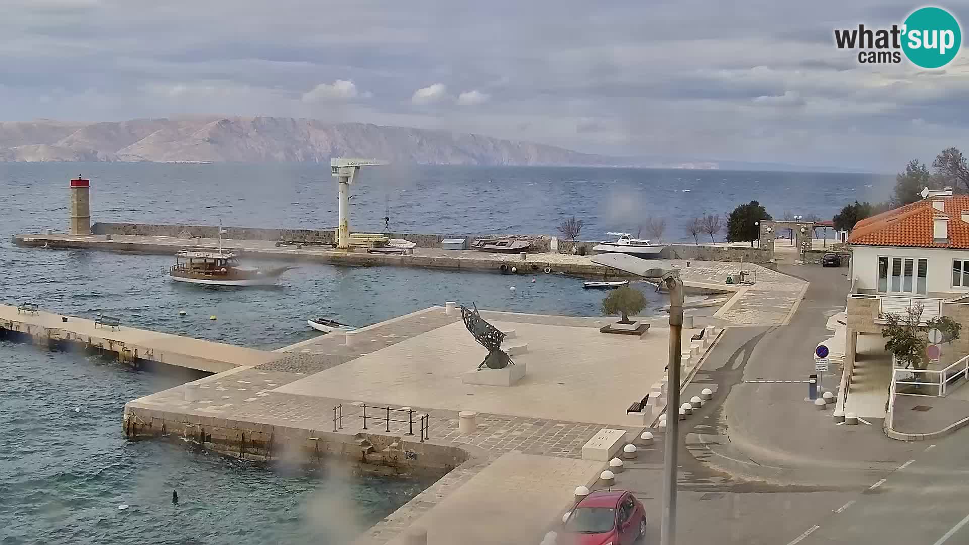 Kamera u živo Senj – Panoramski pogled na senjsku rivu