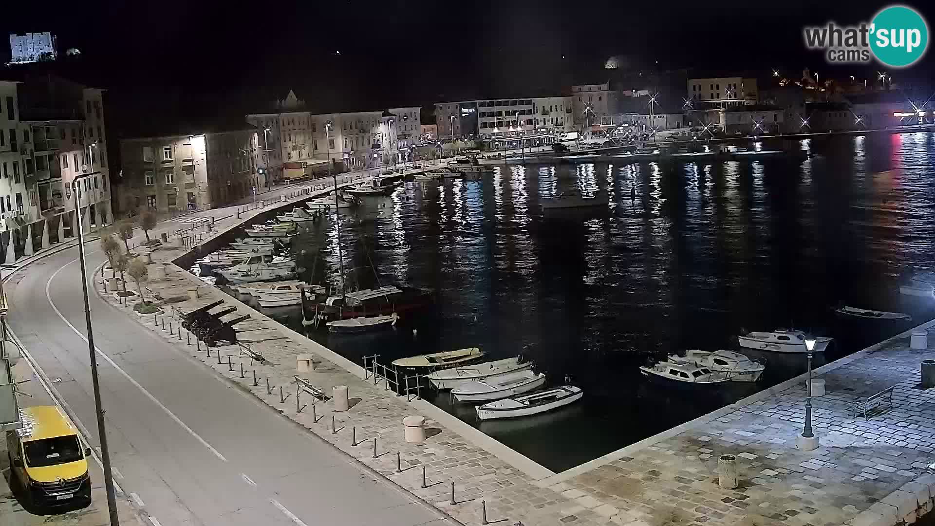 Senj Webcam – Panoramic view of Senj riva