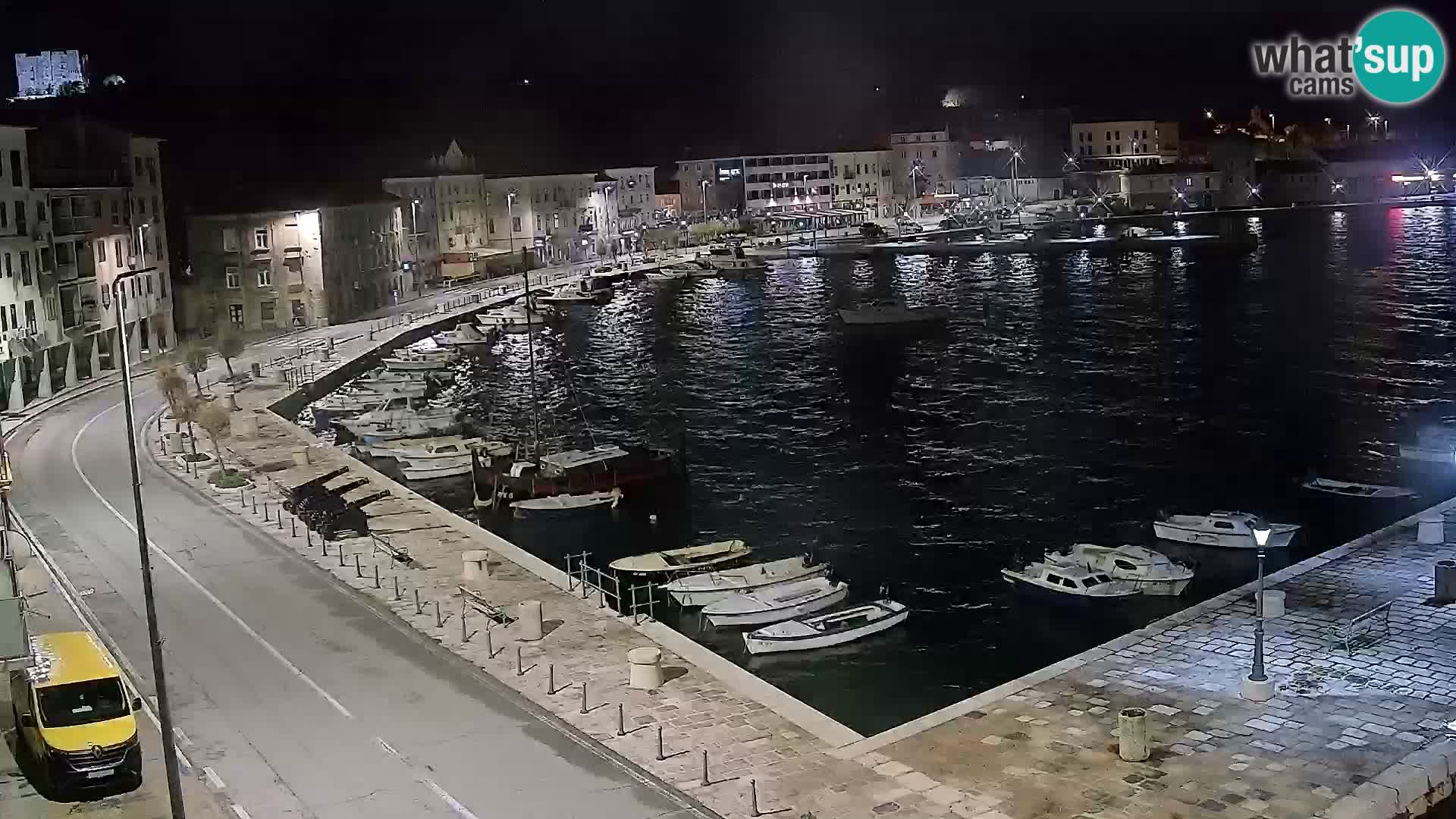 Senj camera en vivo – Vista panorámica de Senj riva