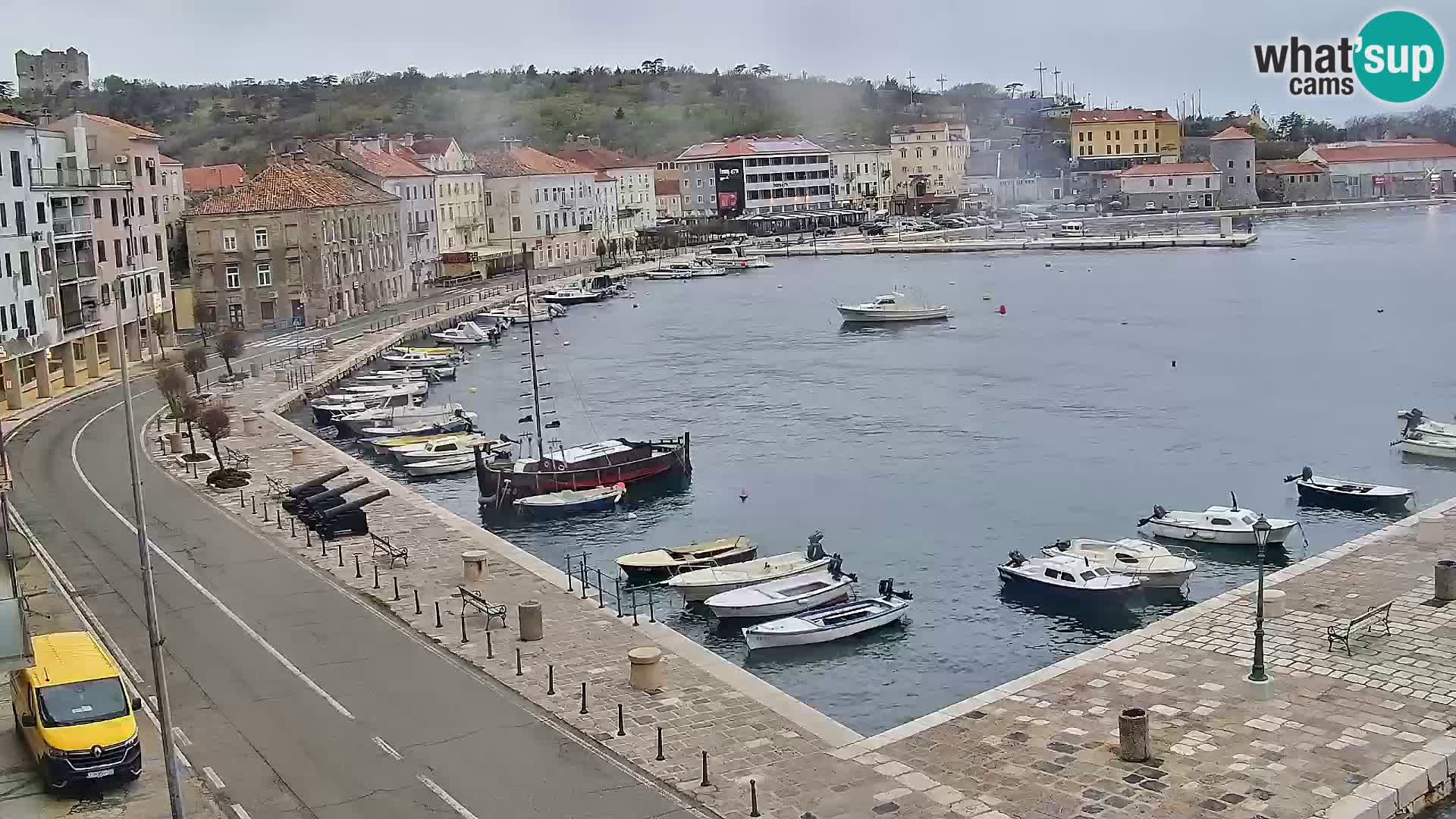 Senj Webcam – Panoramic view of Senj riva