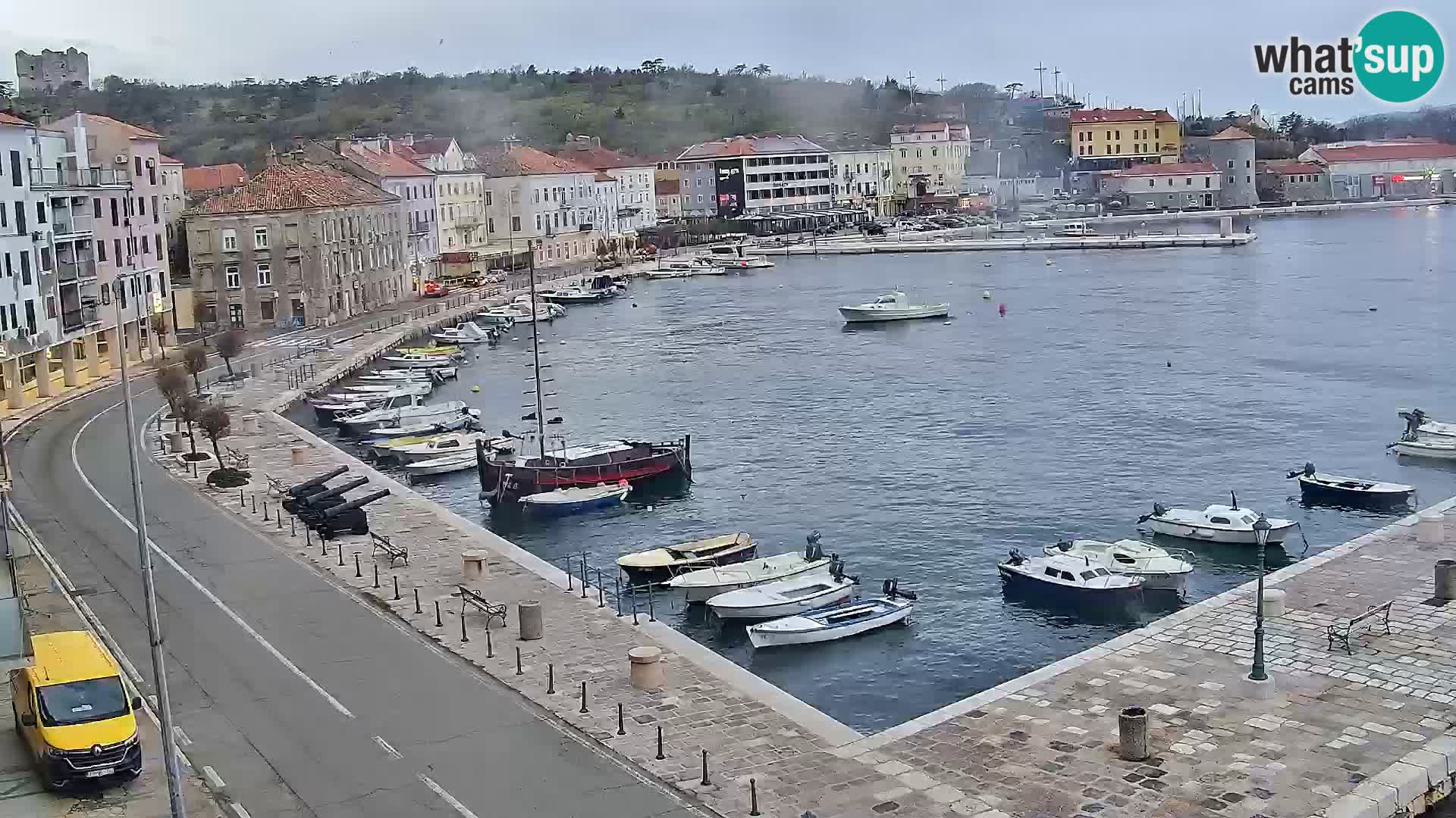 Senj Webcam – Panoramic view of Senj riva